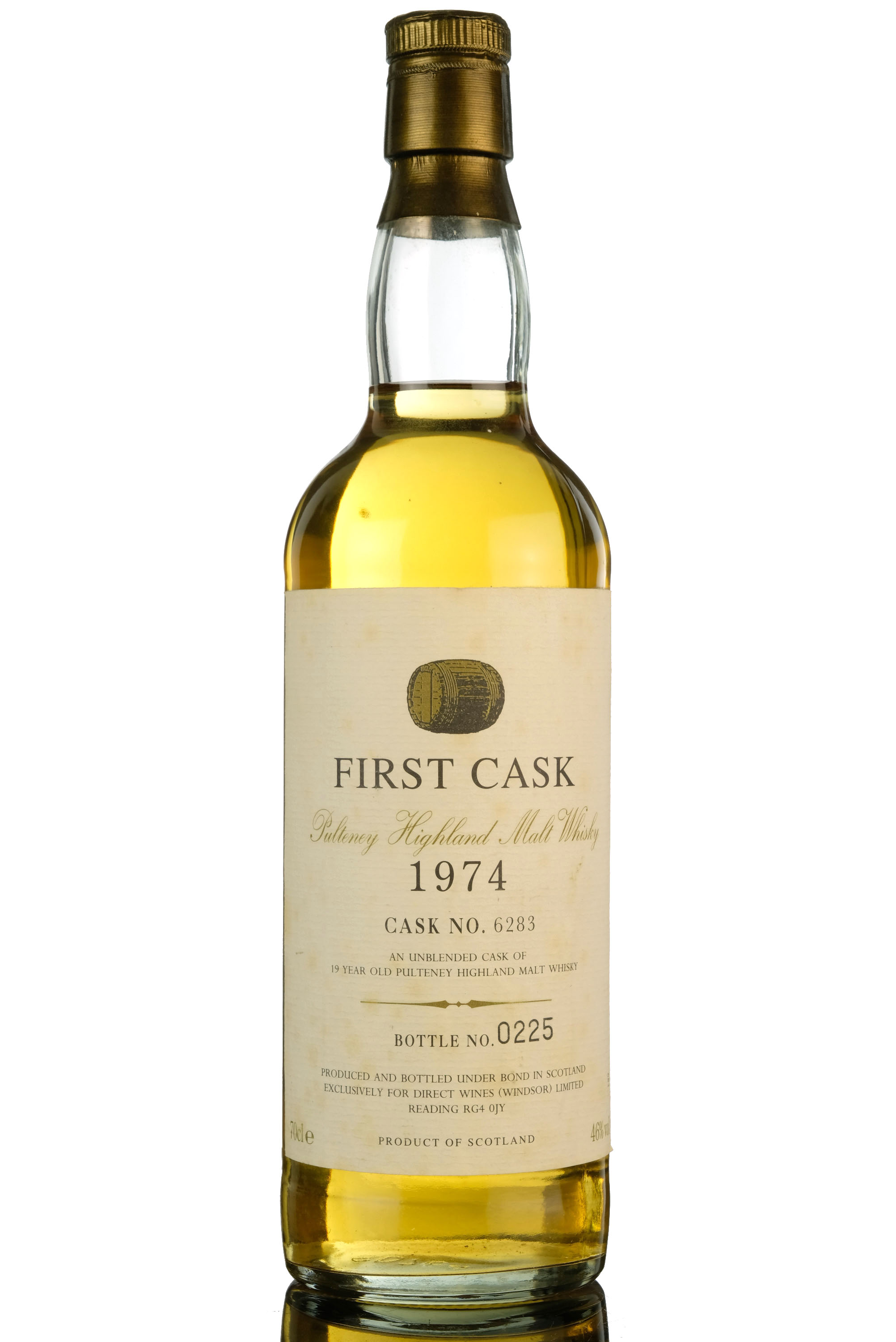 Old Pulteney 1974  19 Year Old  First Cask 8489