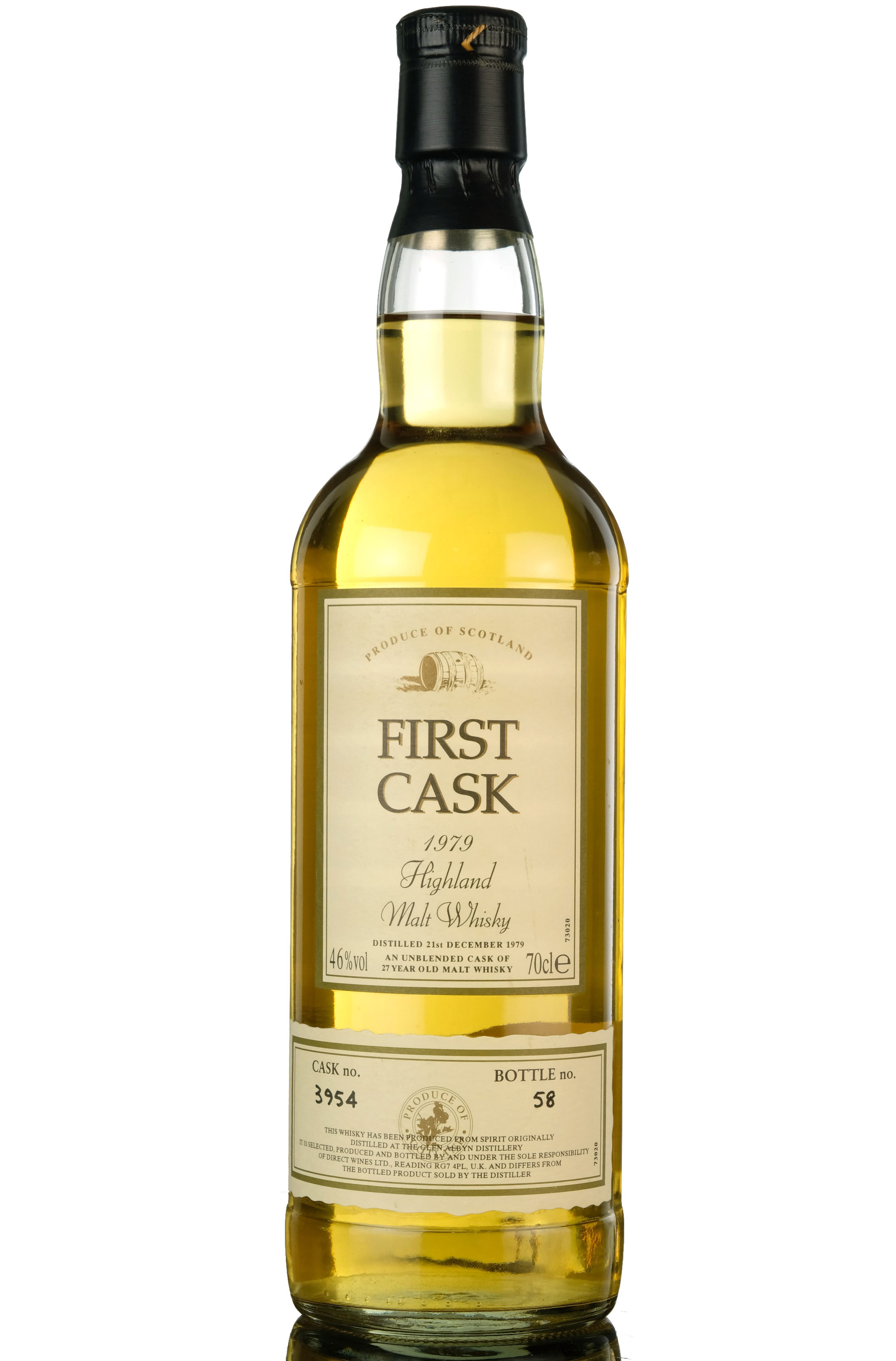 Glen Albyn 1979  27 Year Old  First Cask 3954