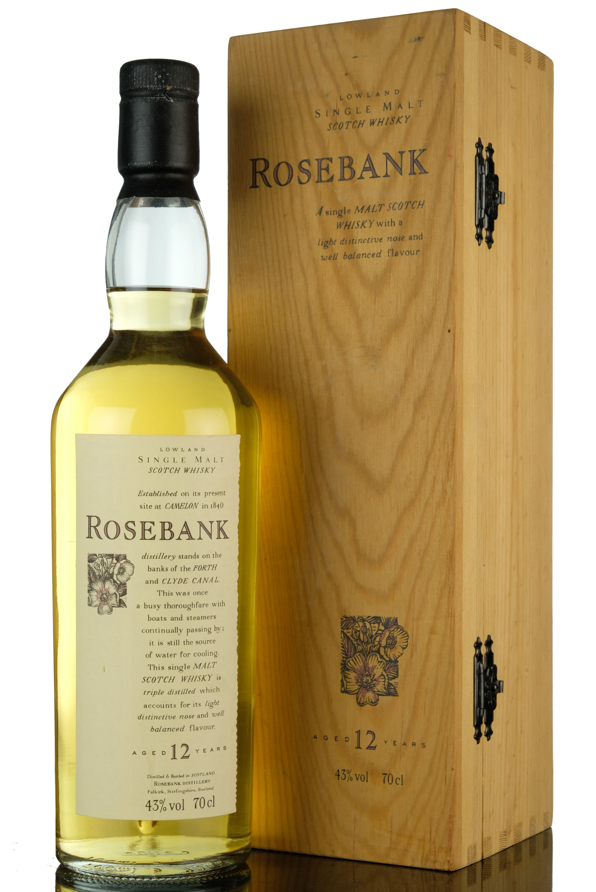 Rosebank 12 Year Old - Flora & Fauna - Wooden Box Series