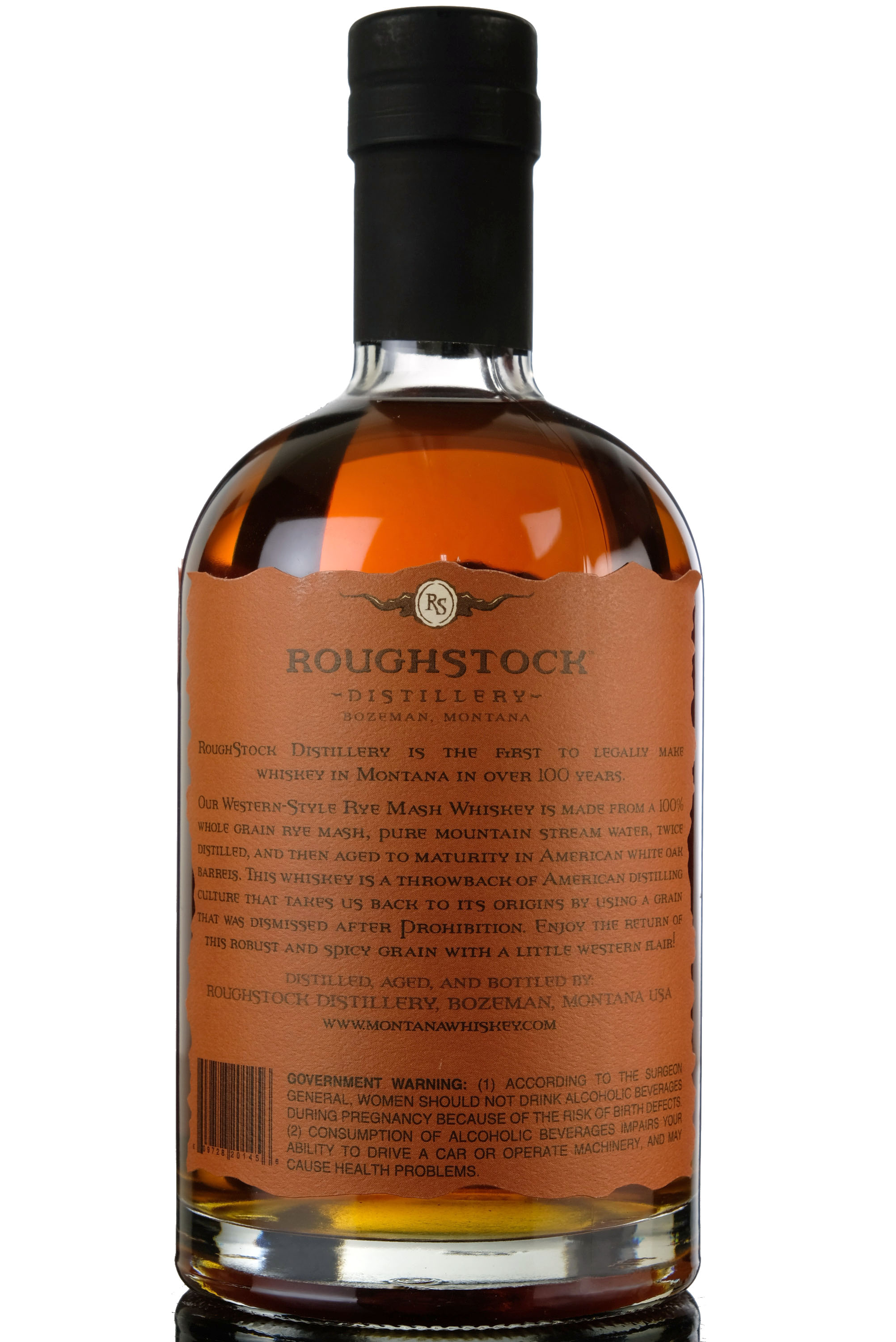 Roughstock Montana Straight Rye Whiskey