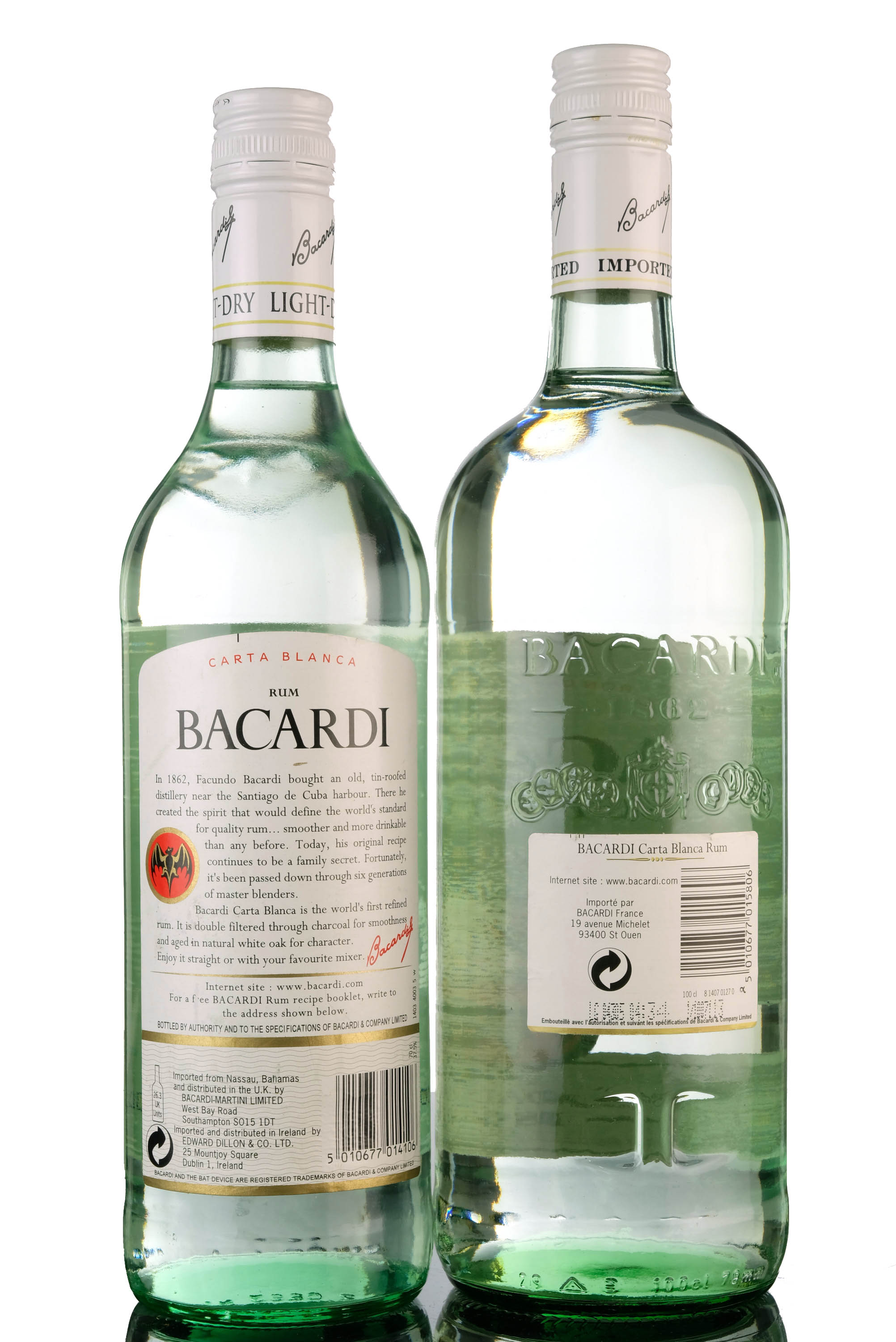 2 x Bacardi