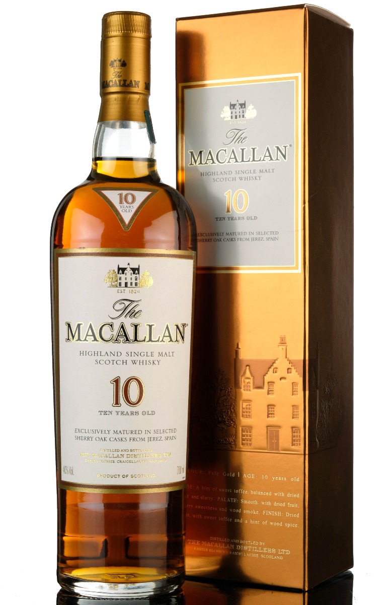 Macallan 10 Year Old - Sherry Casks - Mid 2000s