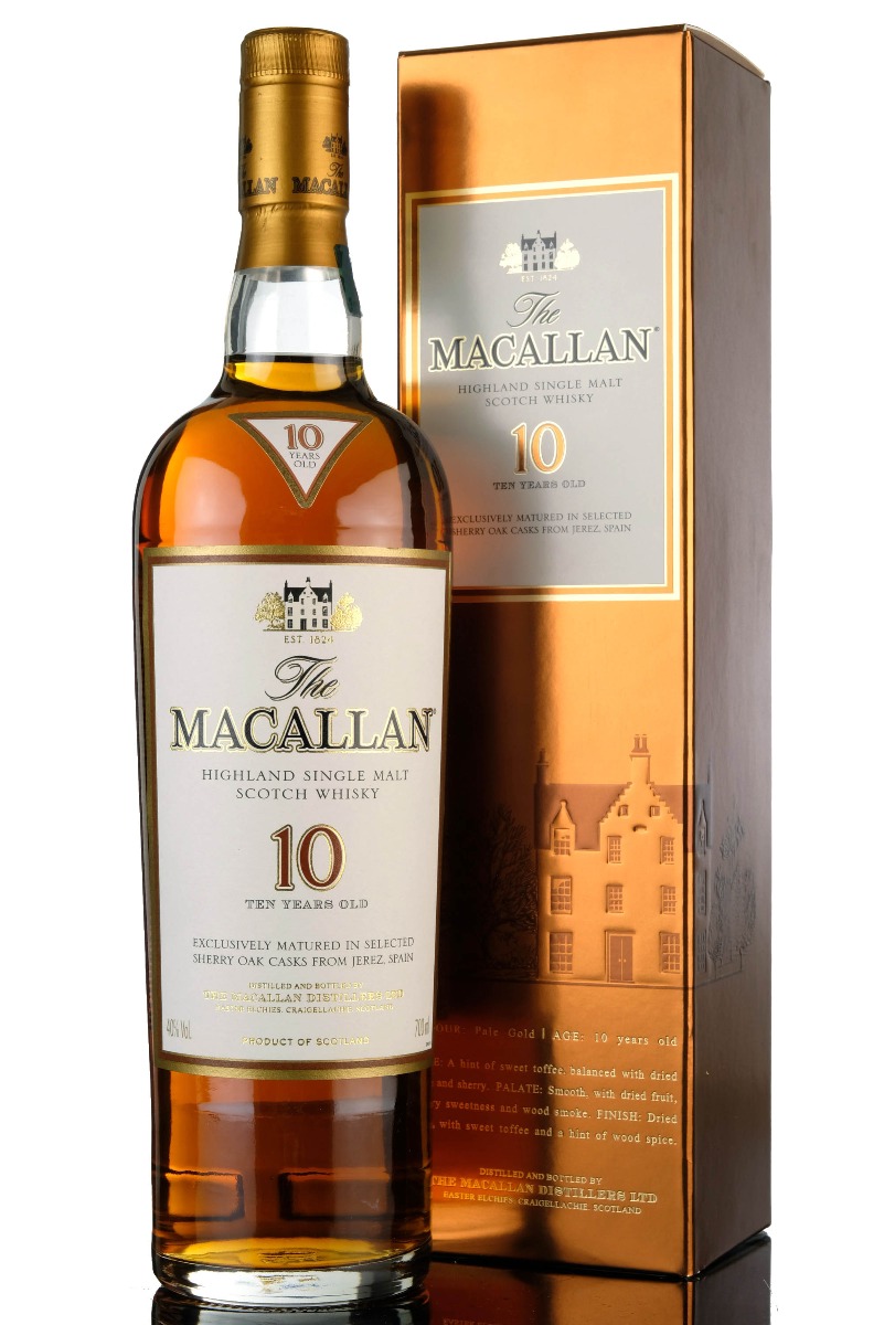 Macallan 10 Year Old - Sherry Casks - Mid 2000s