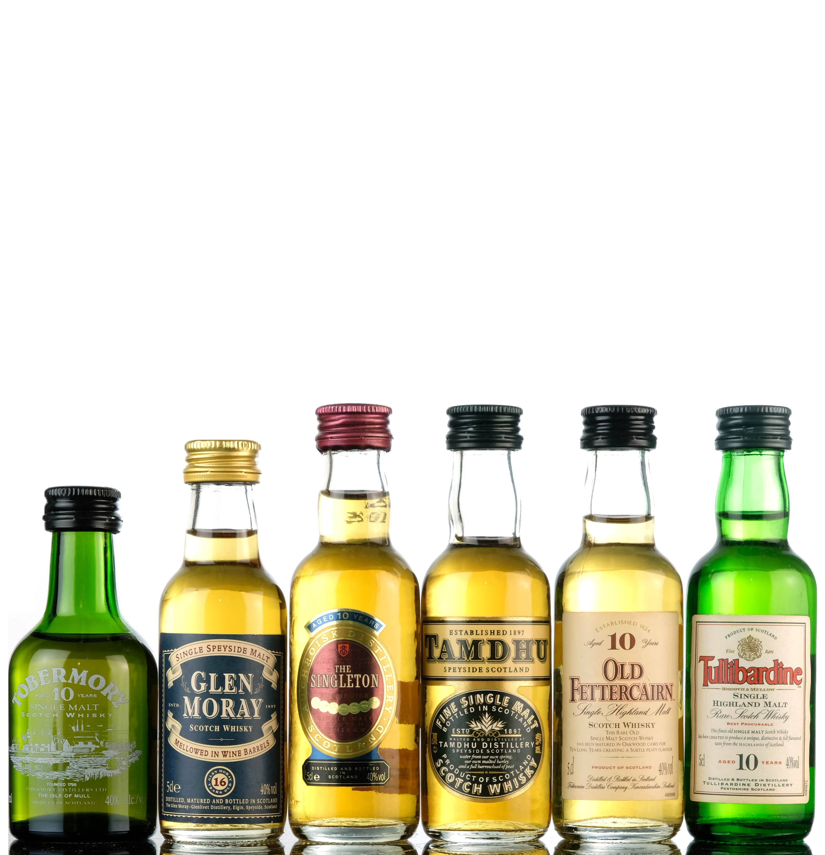 6 x Malt Miniatures