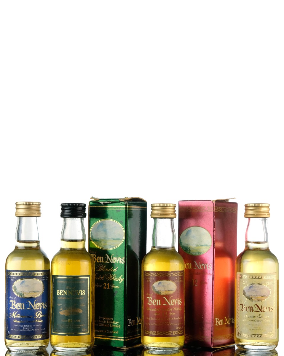 Dew Of Ben Nevis Blended Whiskies - 4 x 5cl Miniatures