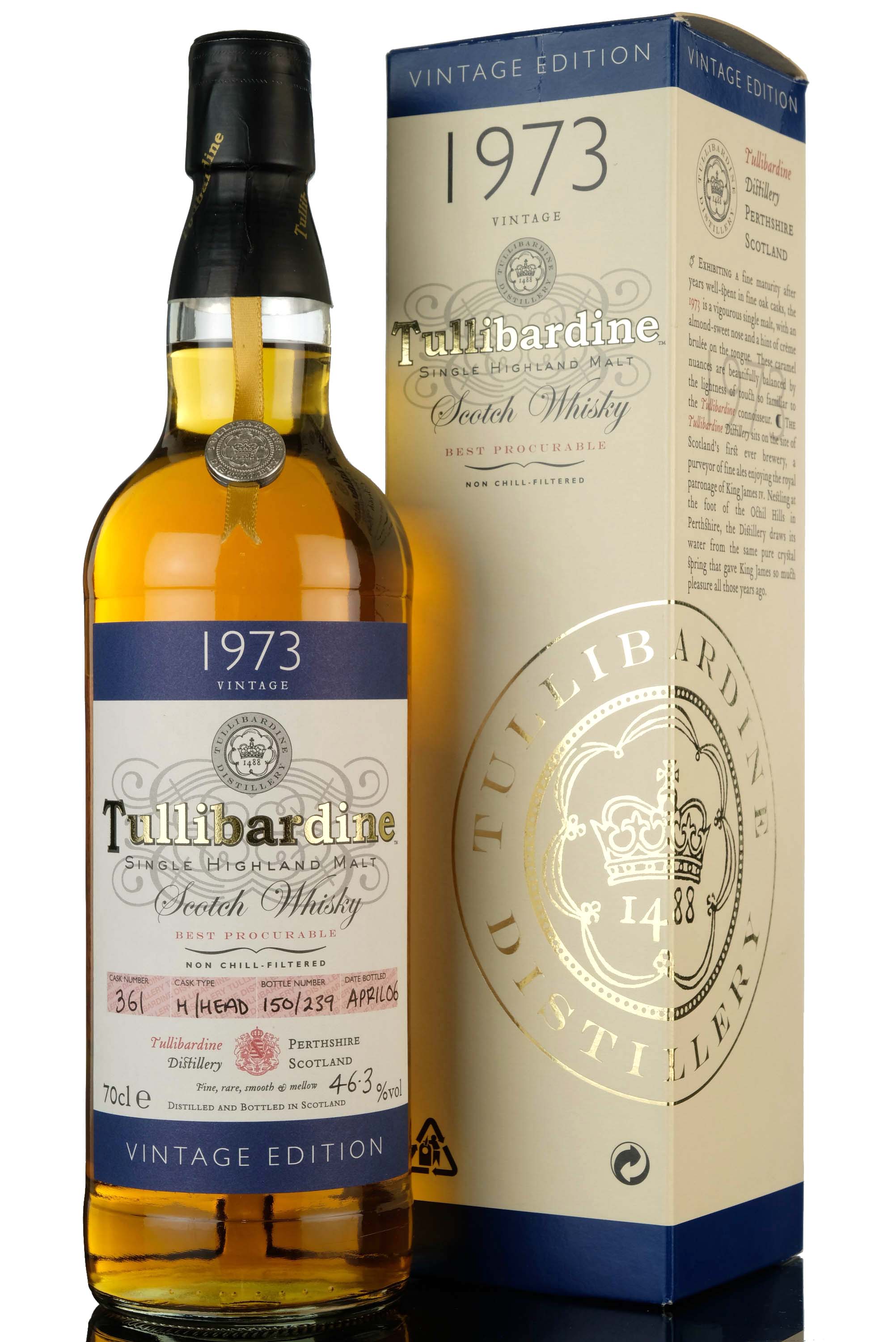 Tullibardine 1973 - 2006 Single Cask 361