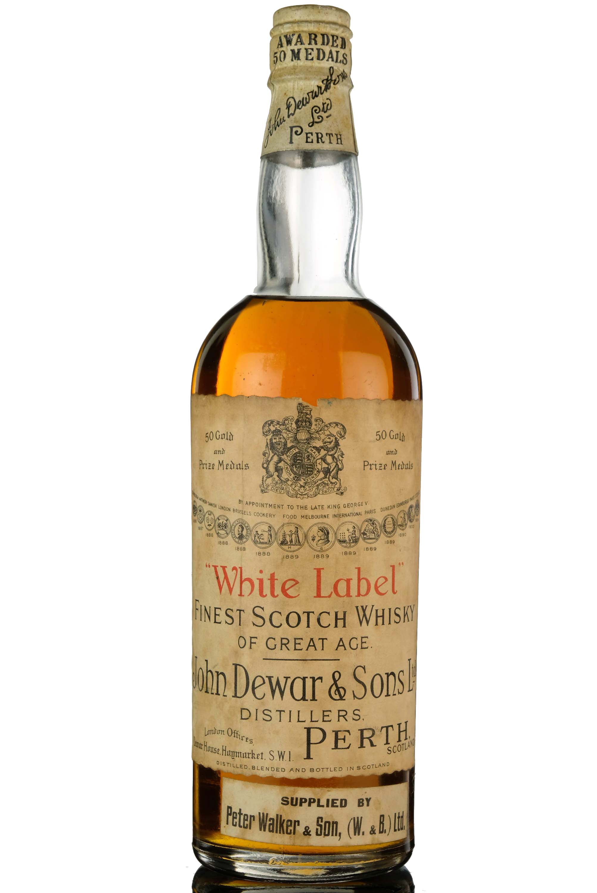 Dewars White Label Bottled 1939