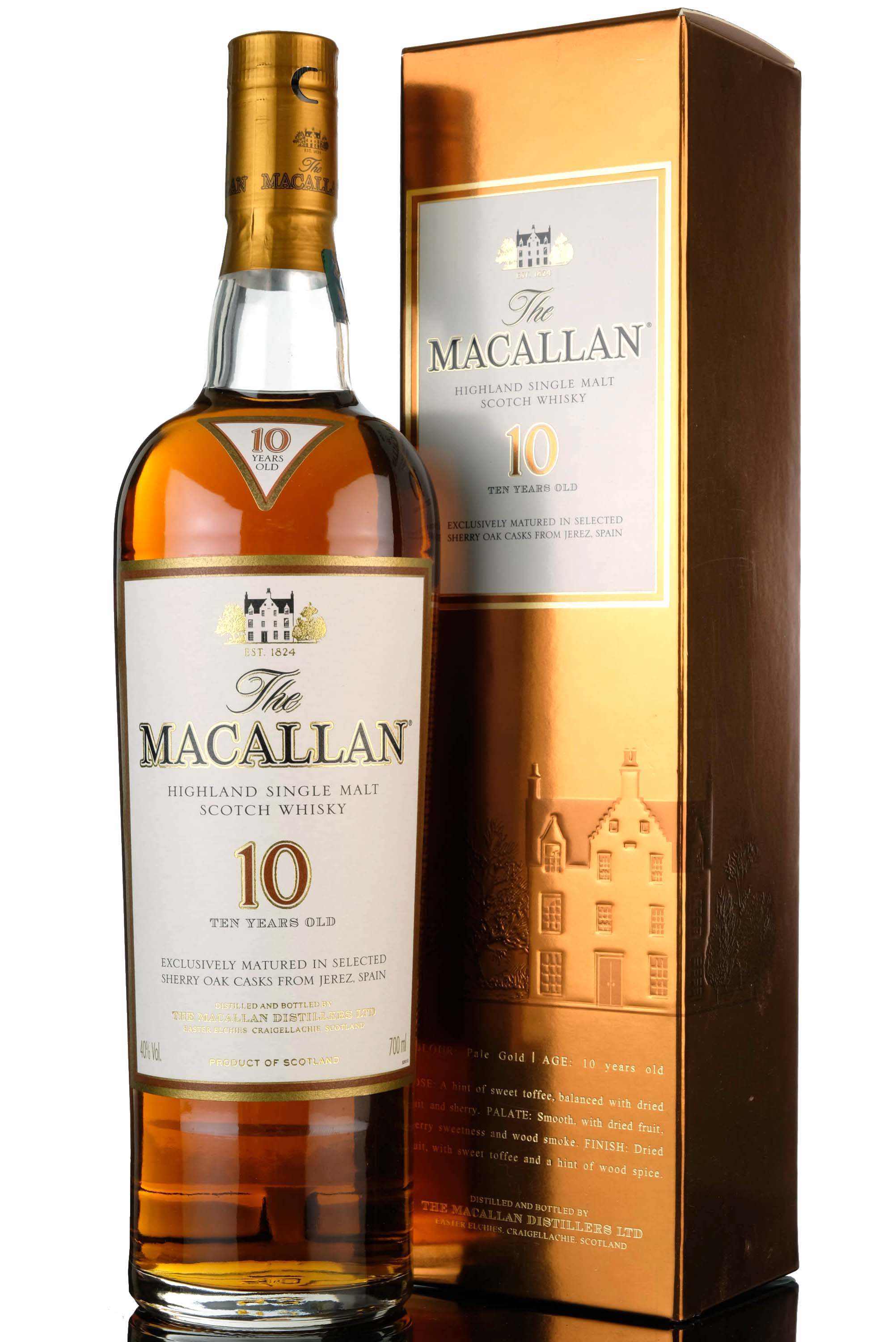 Macallan 10 Year Old - Sherry Casks - Mid 2000s