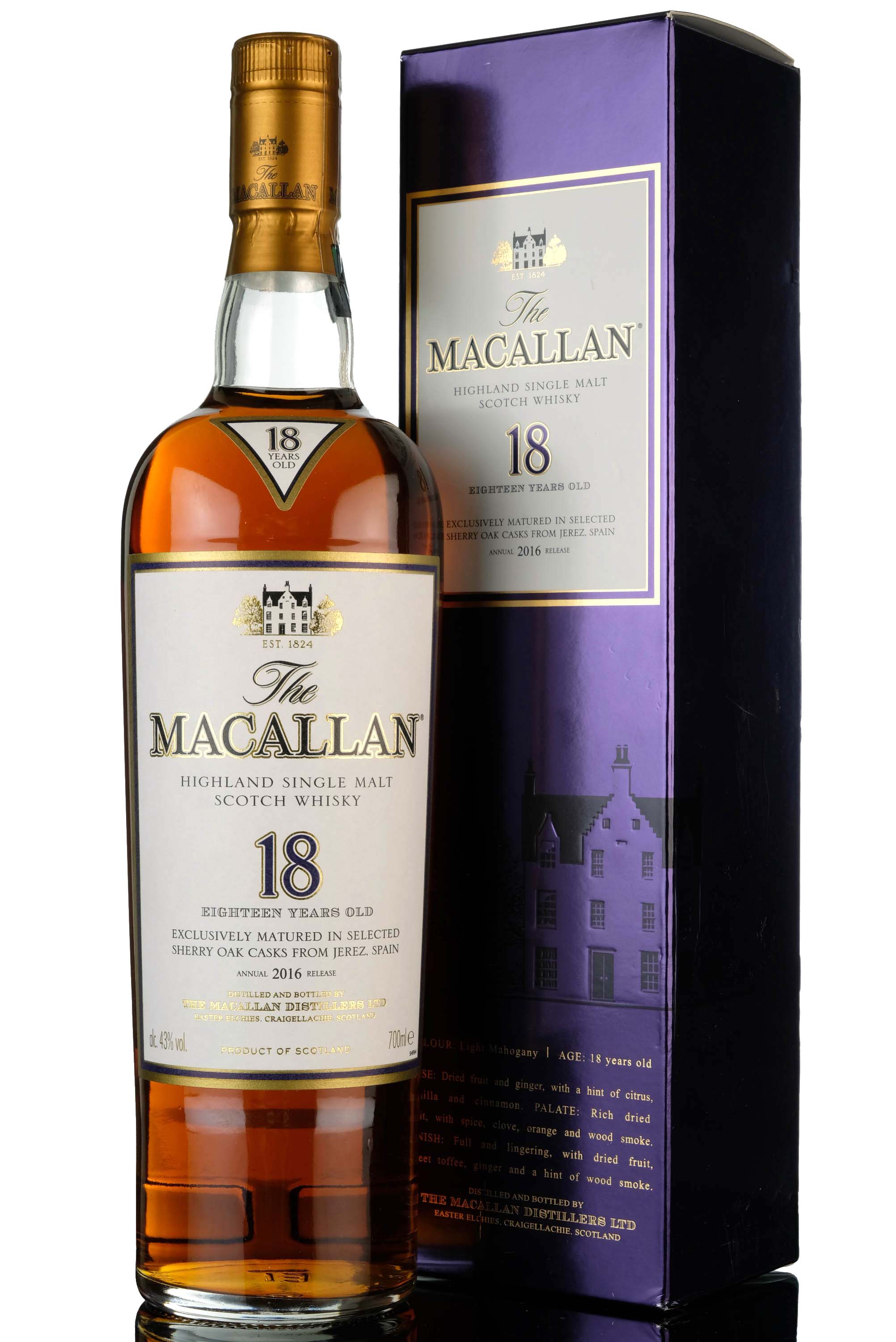 Macallan 18 Year Old - 2016 Release