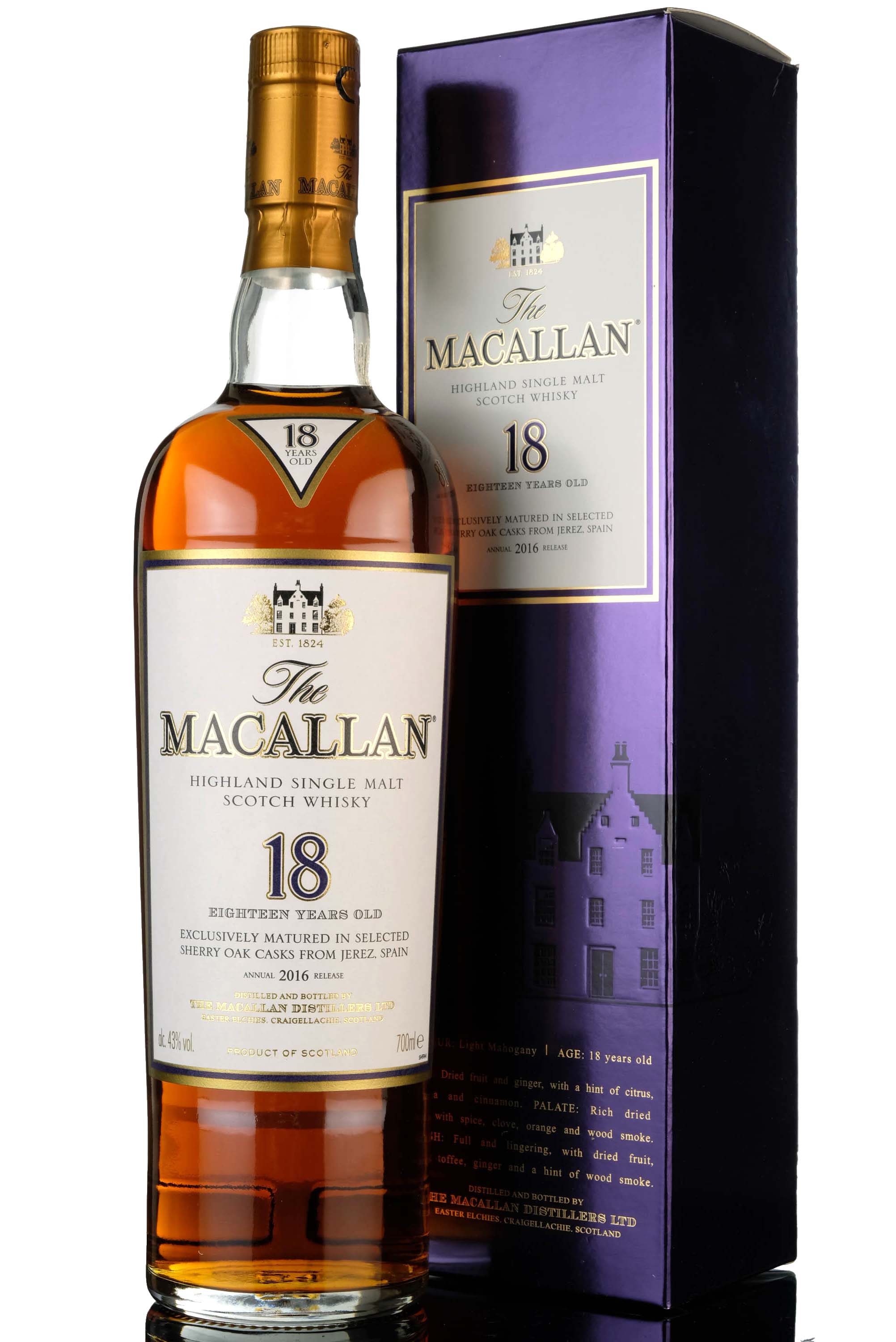 Macallan 18 Year Old - 2016 Release