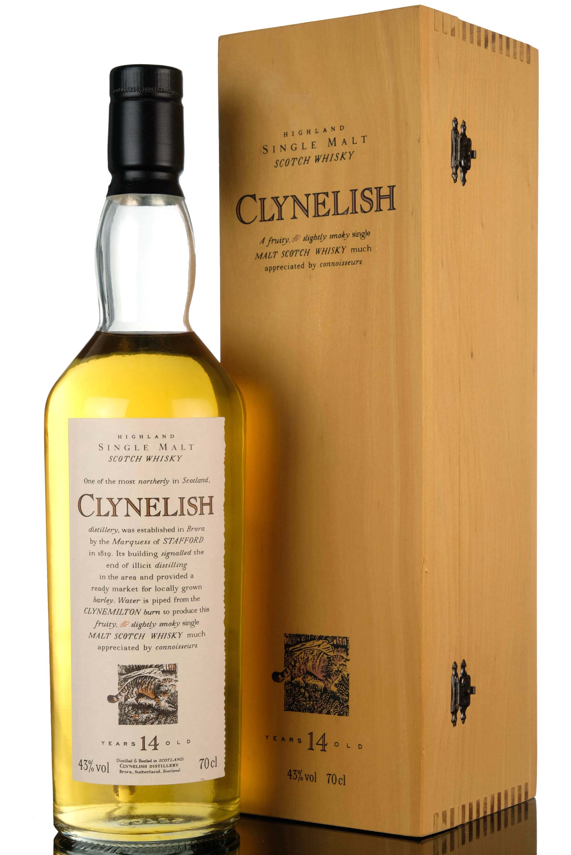 Clynelish 14 Year Old - Flora & Fauna - Wooden Box