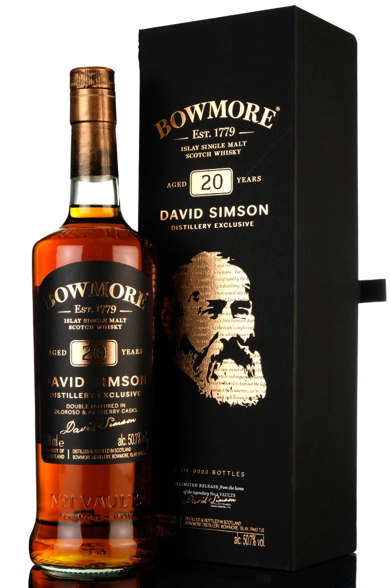 Bowmore 20 Year Old - David Simson - Distillery Exclusive