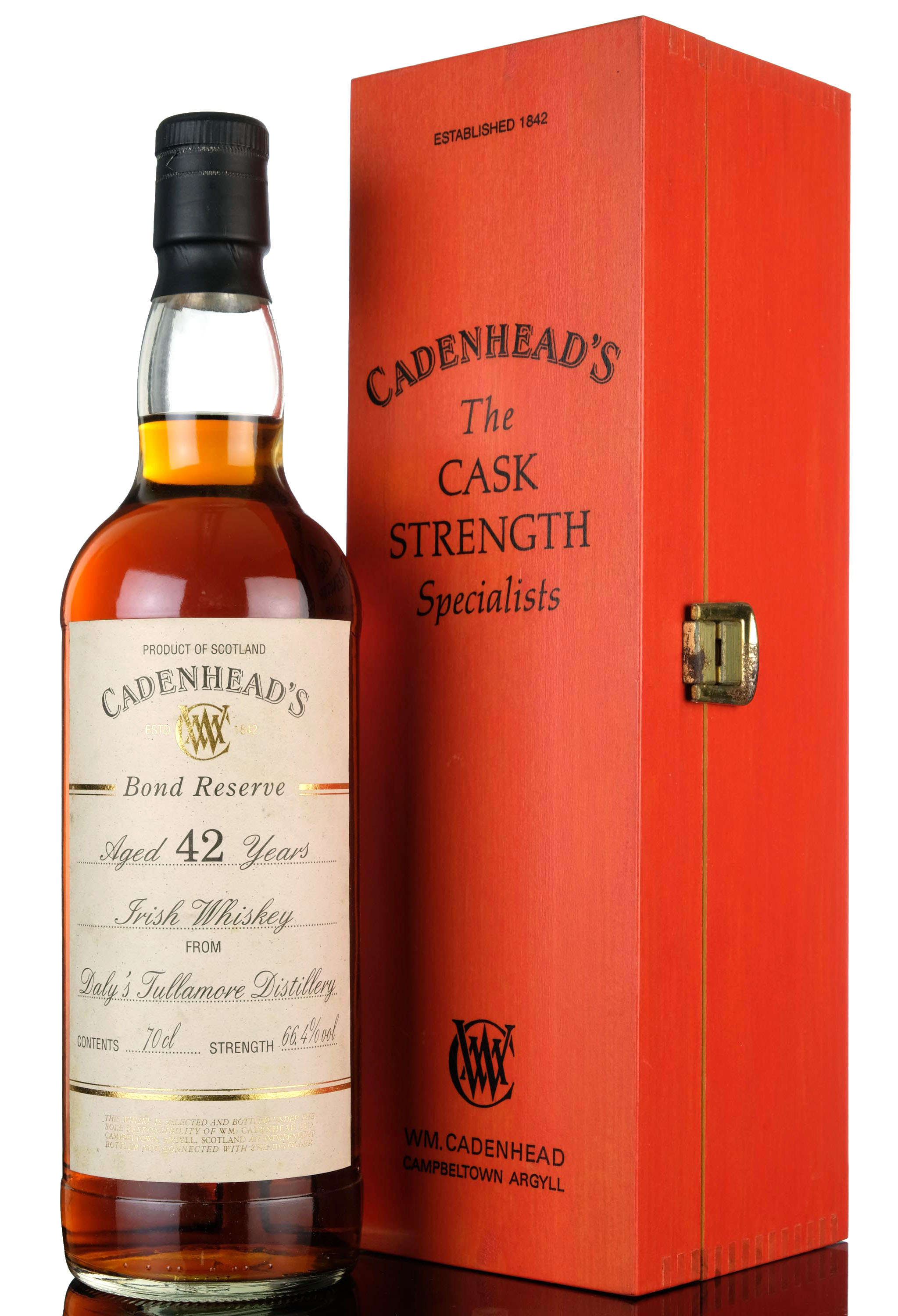 Tullamore Dew 42 Year Old - Cadenheads Bond Reserve - Irish Whiskey