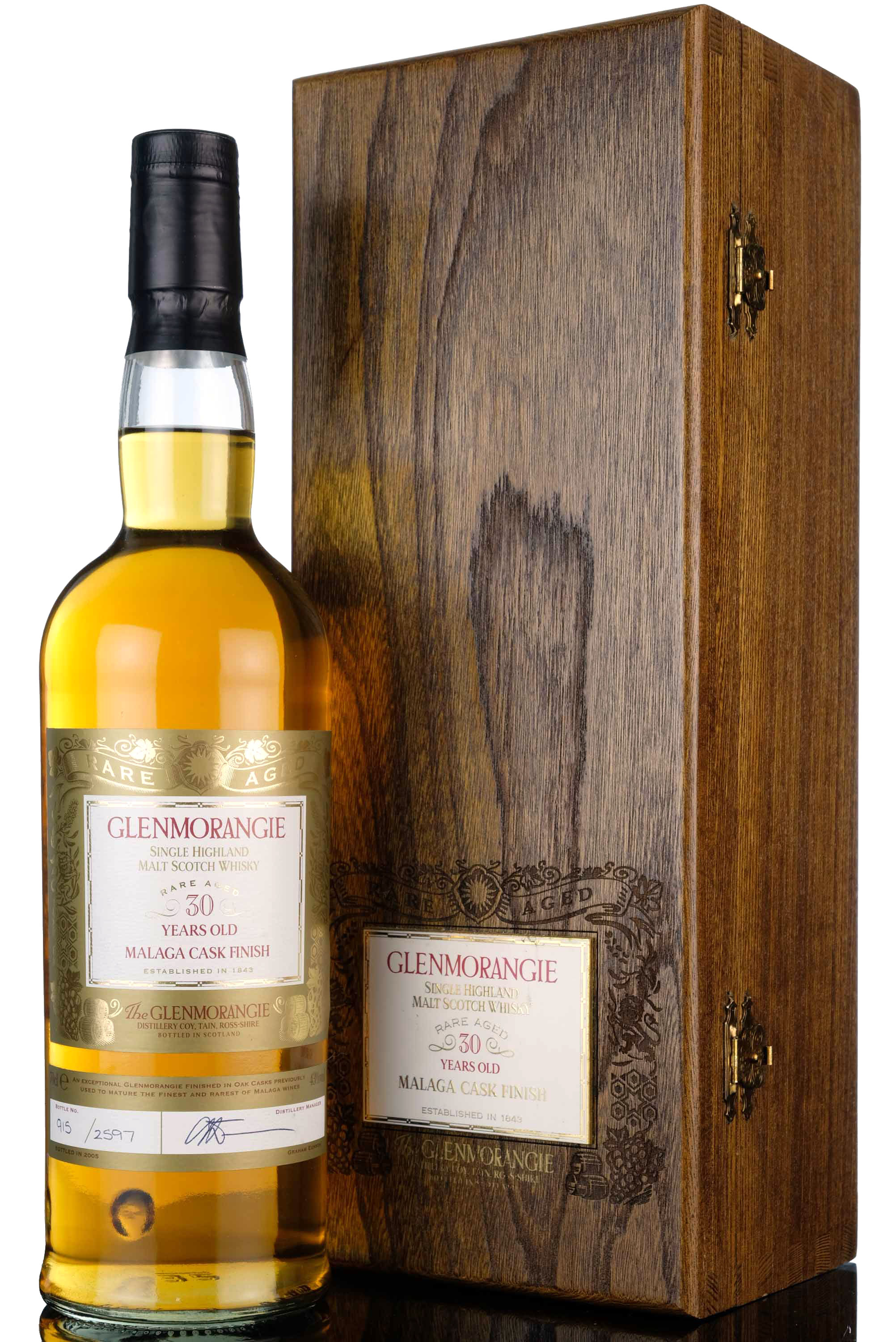 Glenmorangie 1975-2005 - 30 Year Old - Malaga Cask Finish