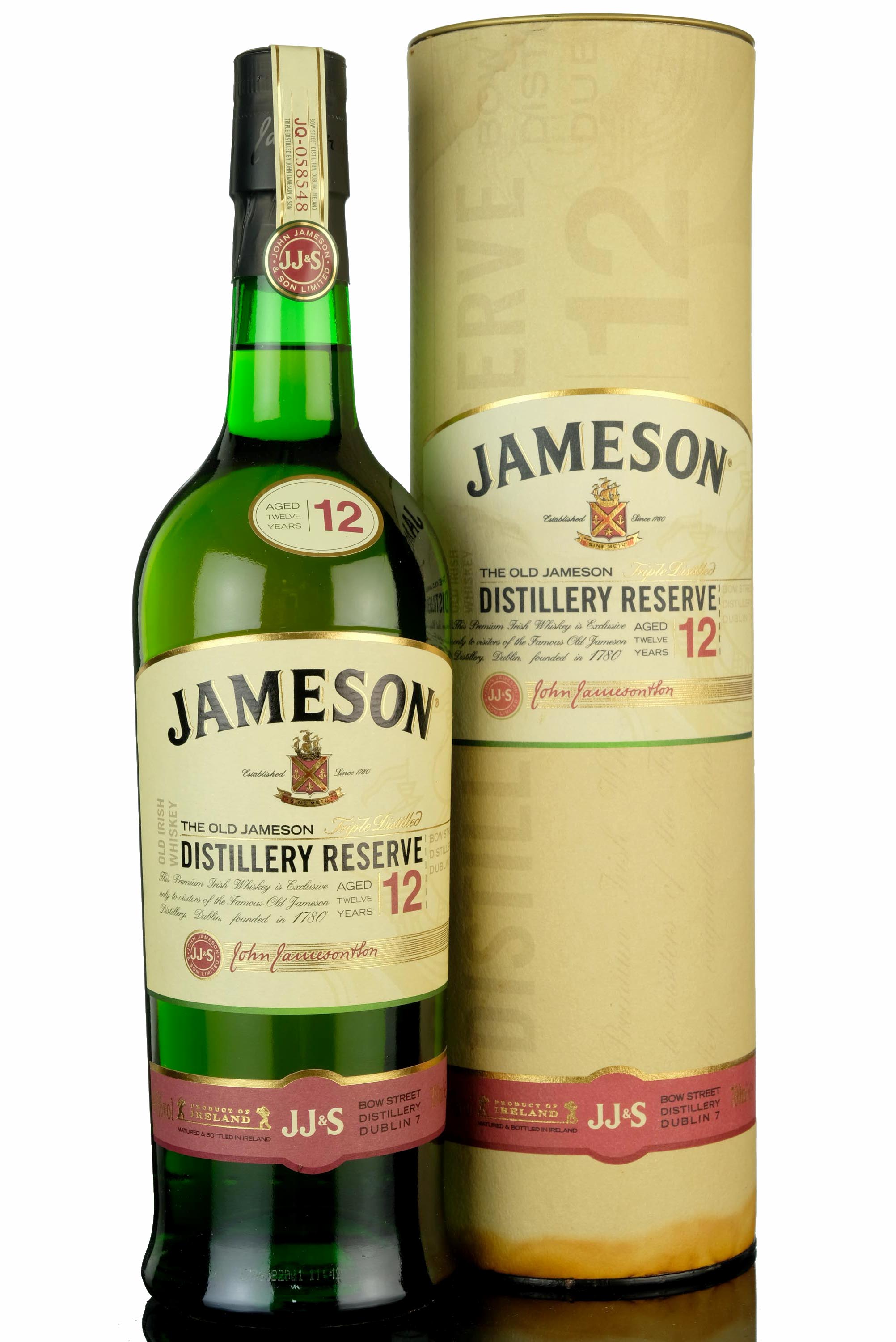 Jameson 12 Year Old - Distillery Reserve - Irish Whiskey
