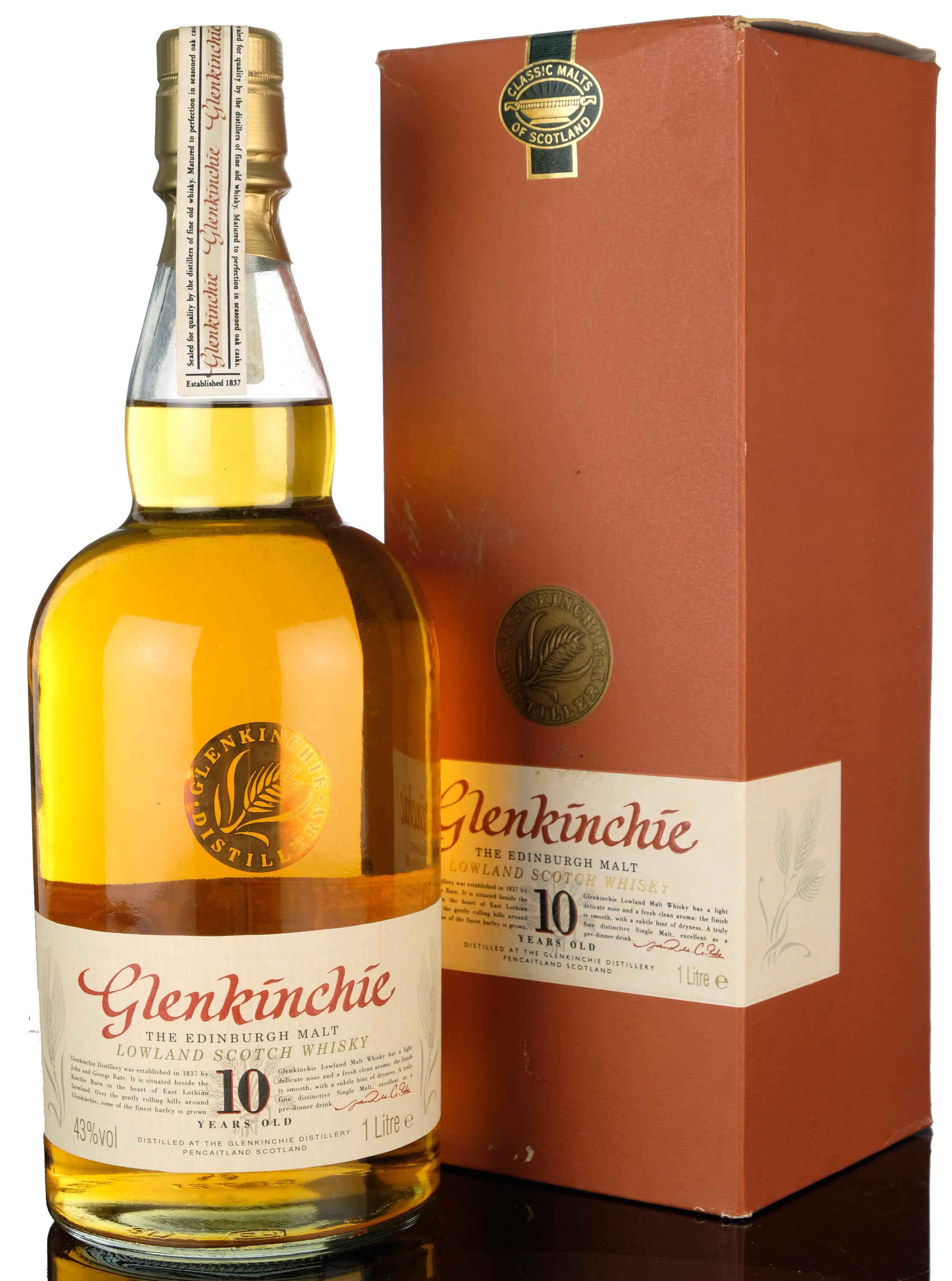 Glenkinchie 10 Year Old - 1 Litre