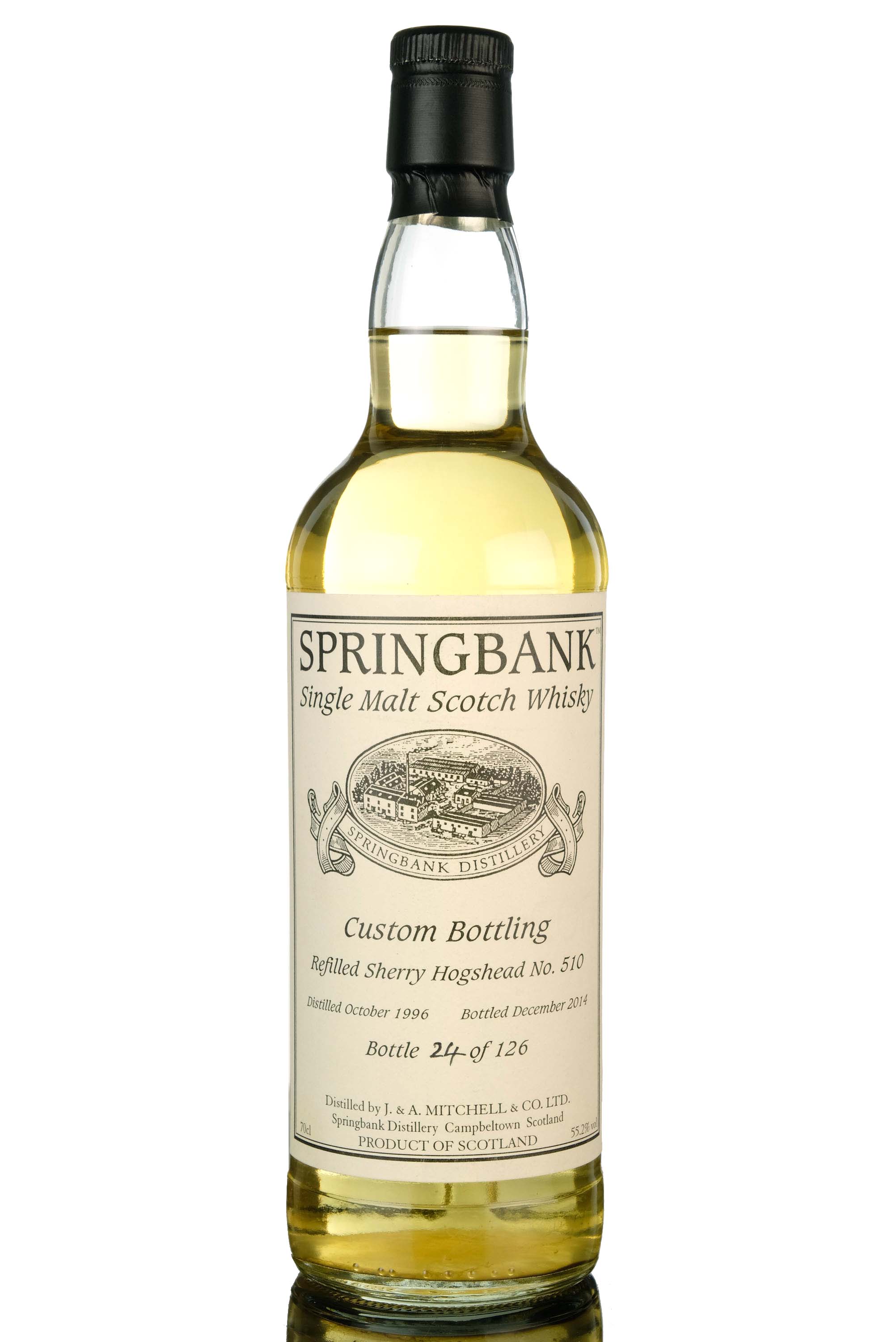 Springbank 1996 - 2014 Custom Private Bottling Single Cask 510