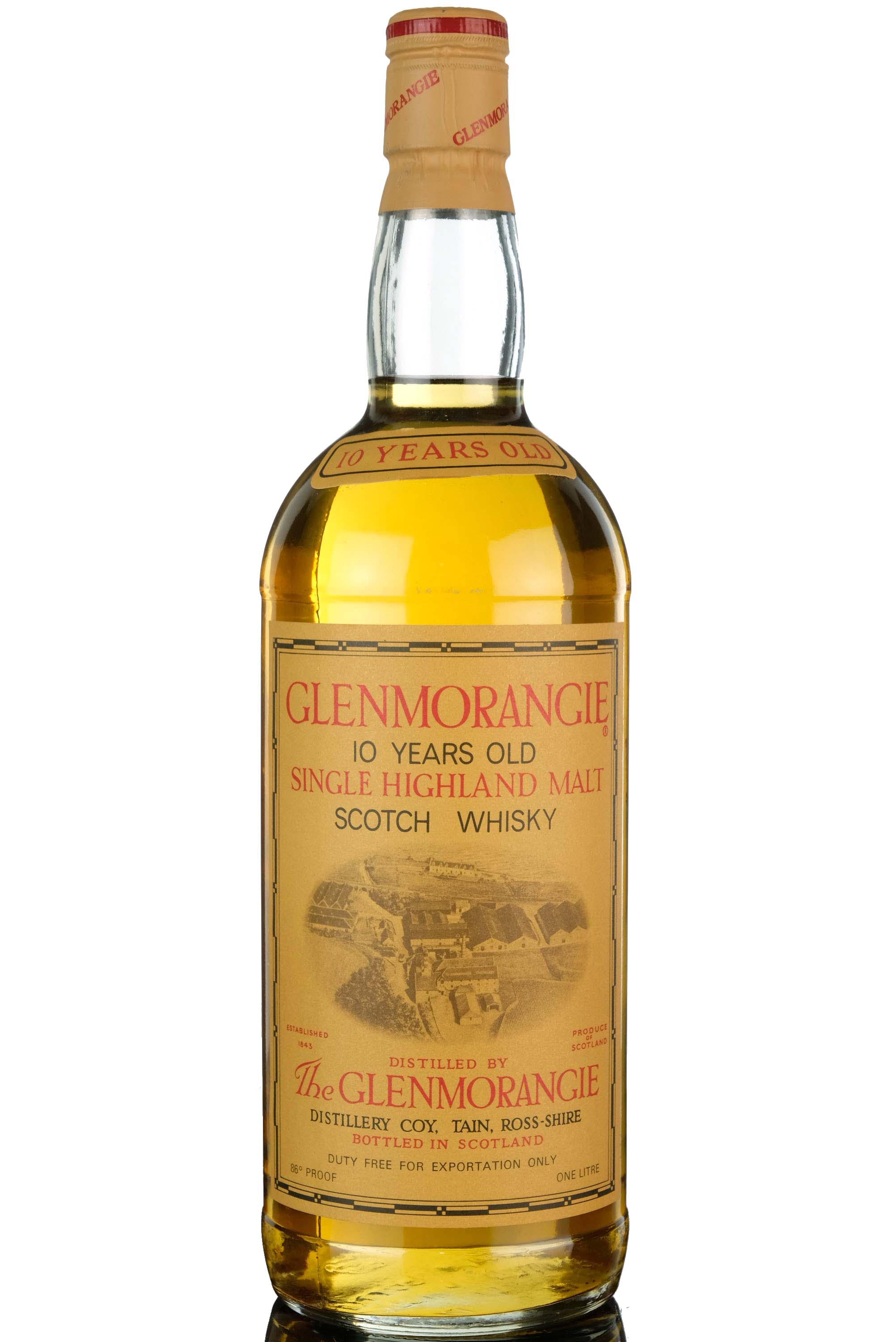 Glenmorangie 10 Year Old - 1990s - 1 Litre