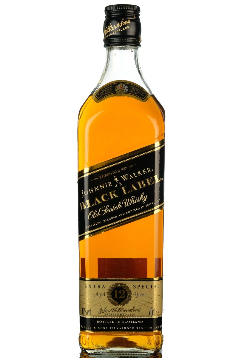 Johnnie Walker 12 Year Old - Black Label - Extra Special - 1990s