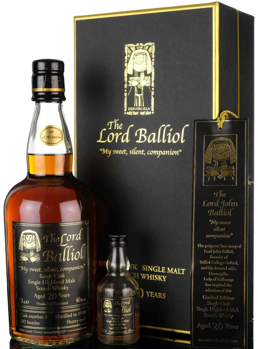 Lord Balliol 1984  20 Year Old  Single Cask 1