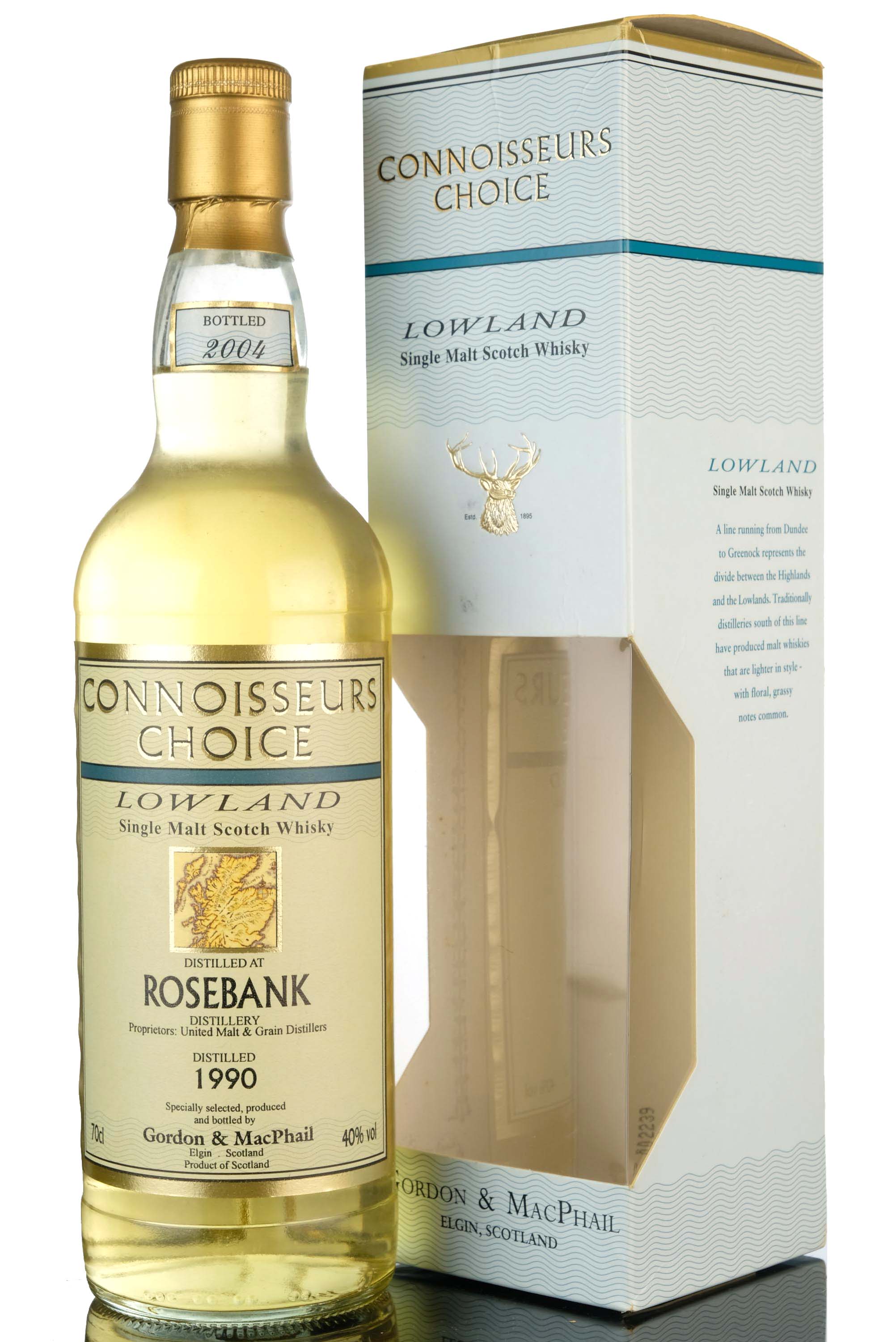 Rosebank 1990-2004 - Gordon & MacPhail - Connoisseurs Choice