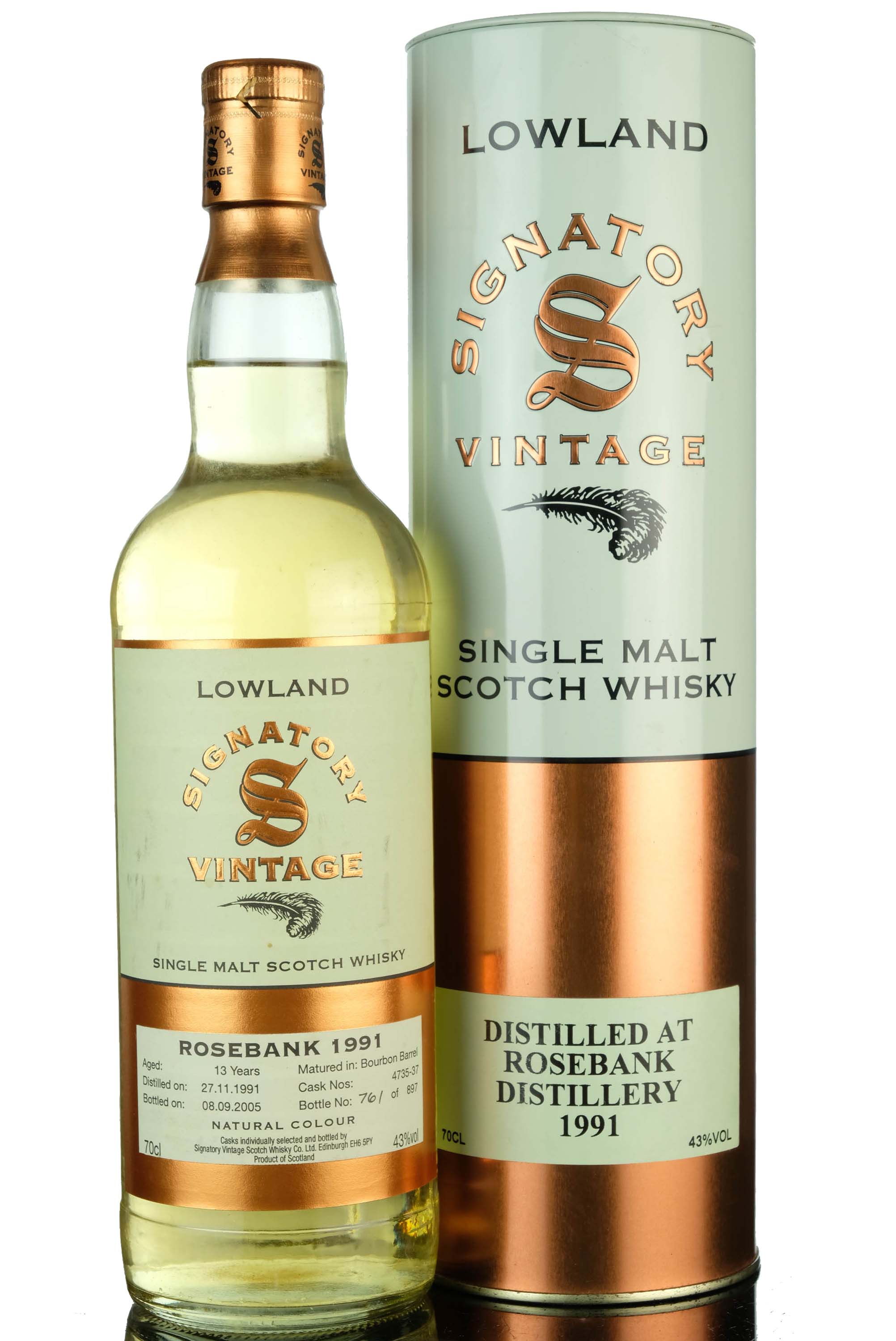 Rosebank 1991 - 2005 13 Signatory Vintage
