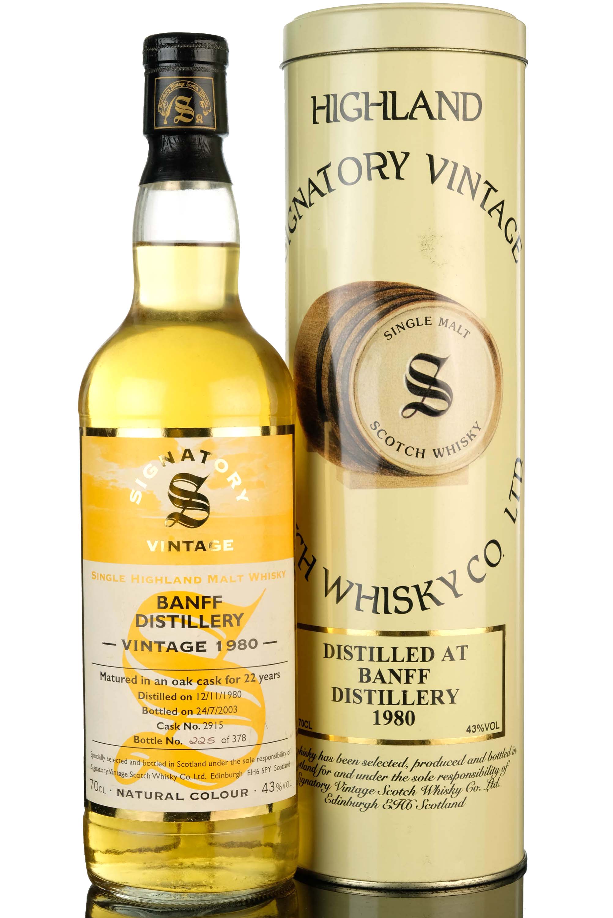 Banff 1980-2003 - 22 Year Old - Signatory Vintage