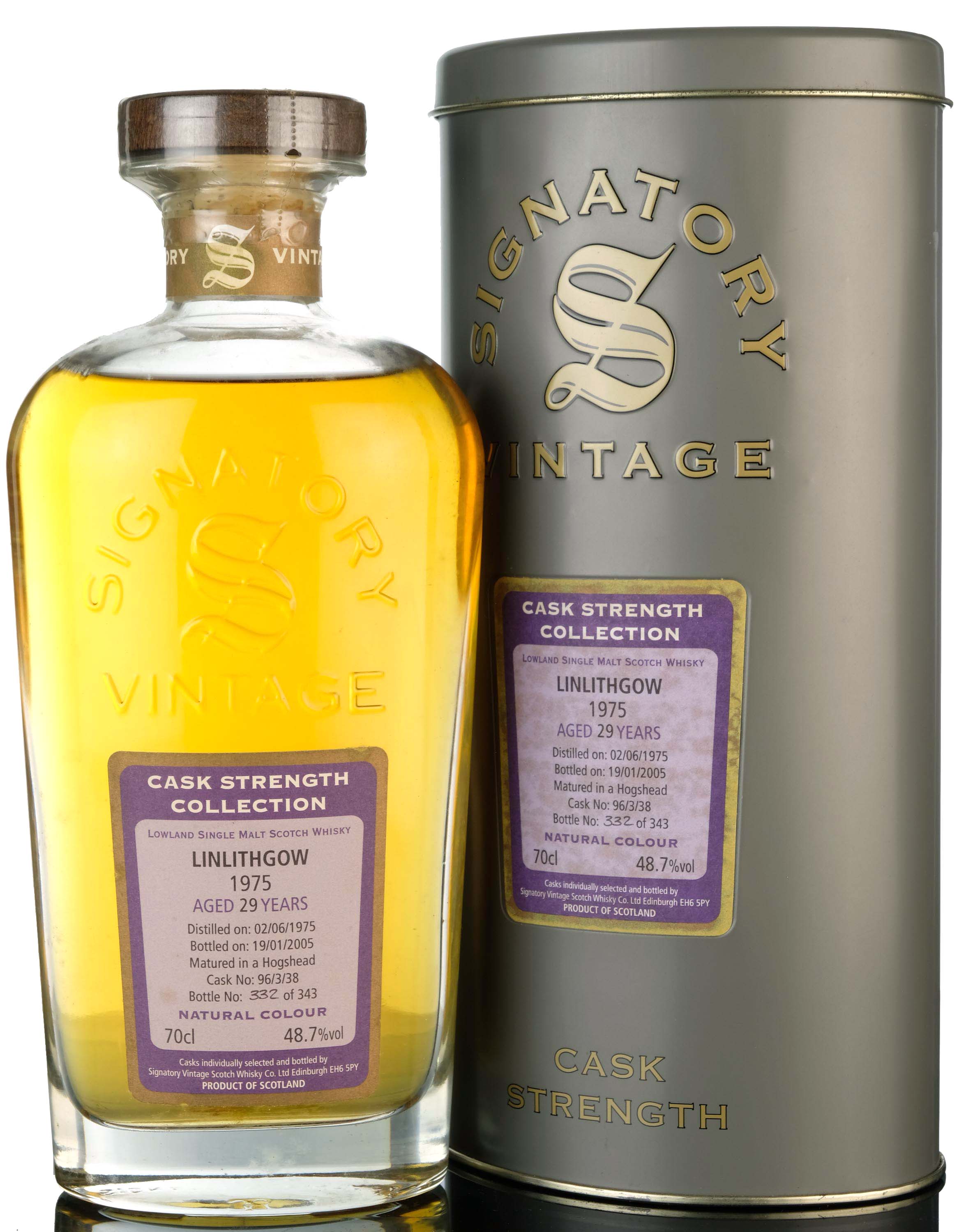 Linlithgow 1975-2005 - 29 Year Old - Signatory Vintage