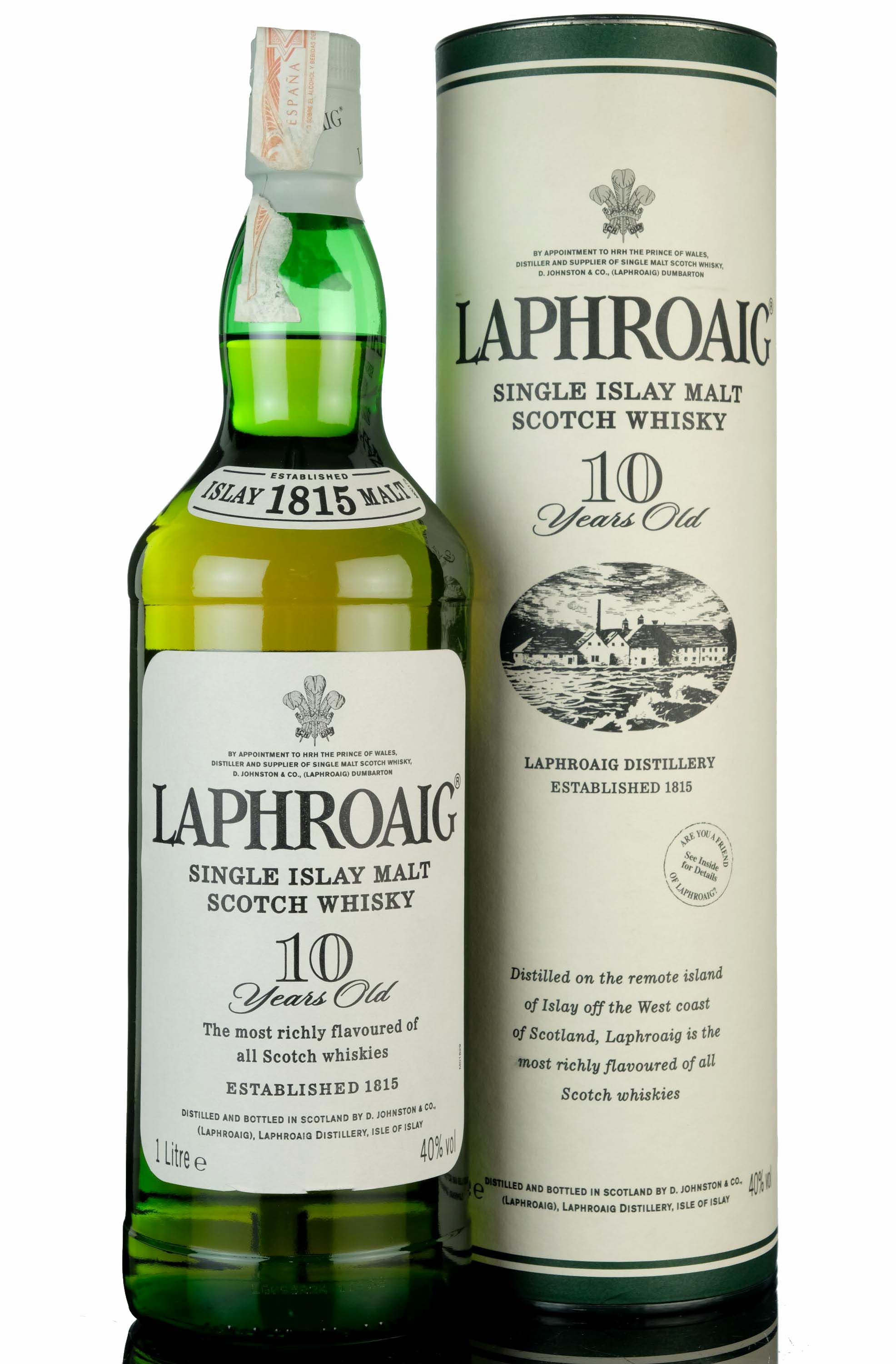 Laphroaig 10 Year Old - 1 Litre