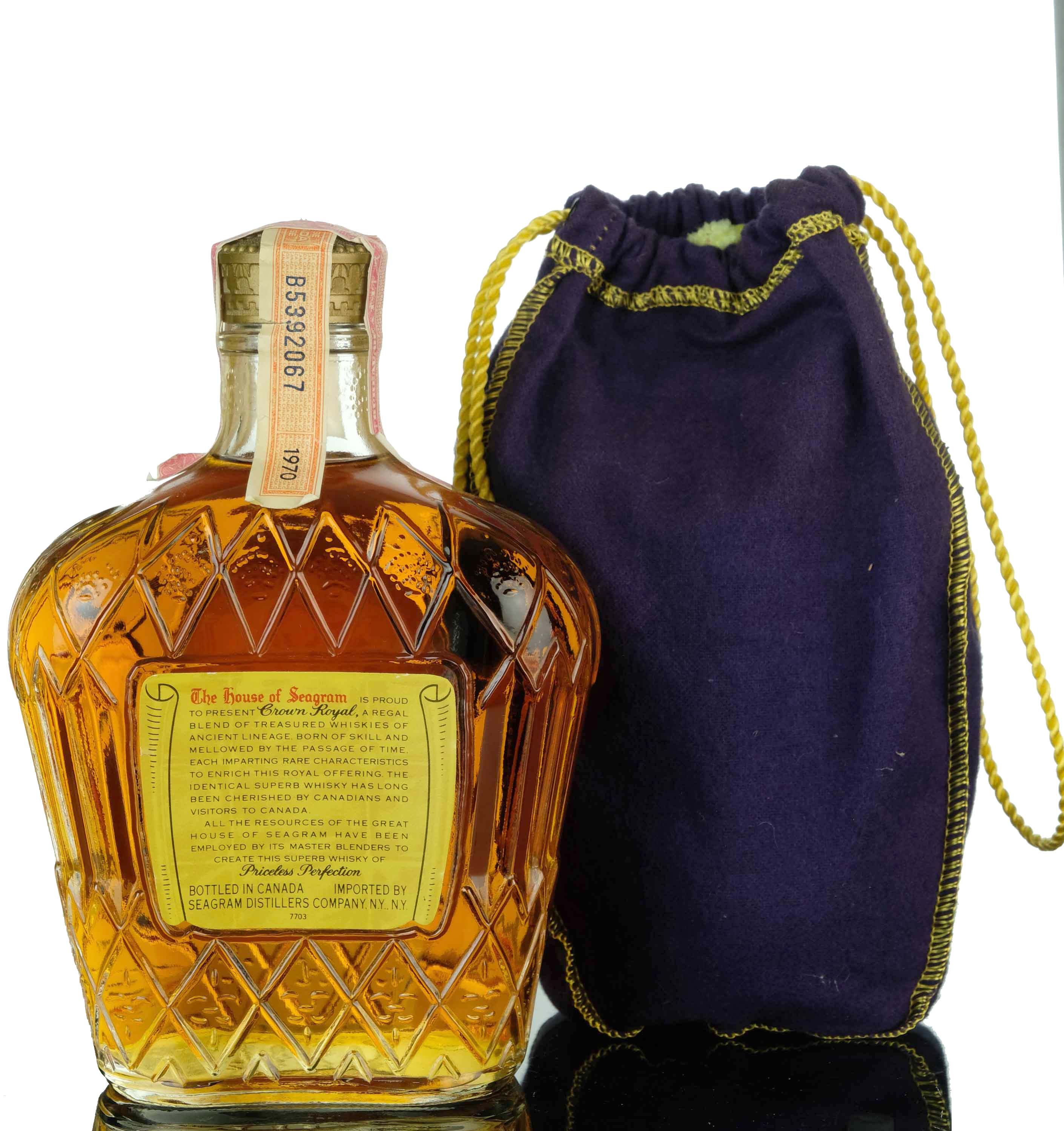 Crown Royal 1970 Canadian Whiskey 50cl