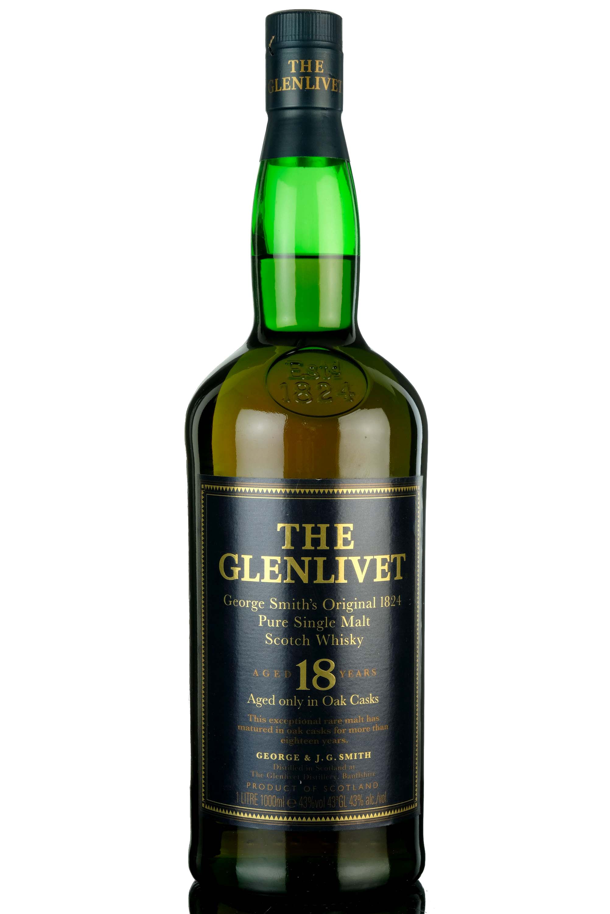 Glenlivet 18 Year Old - Circa 2000 - 1 Litre
