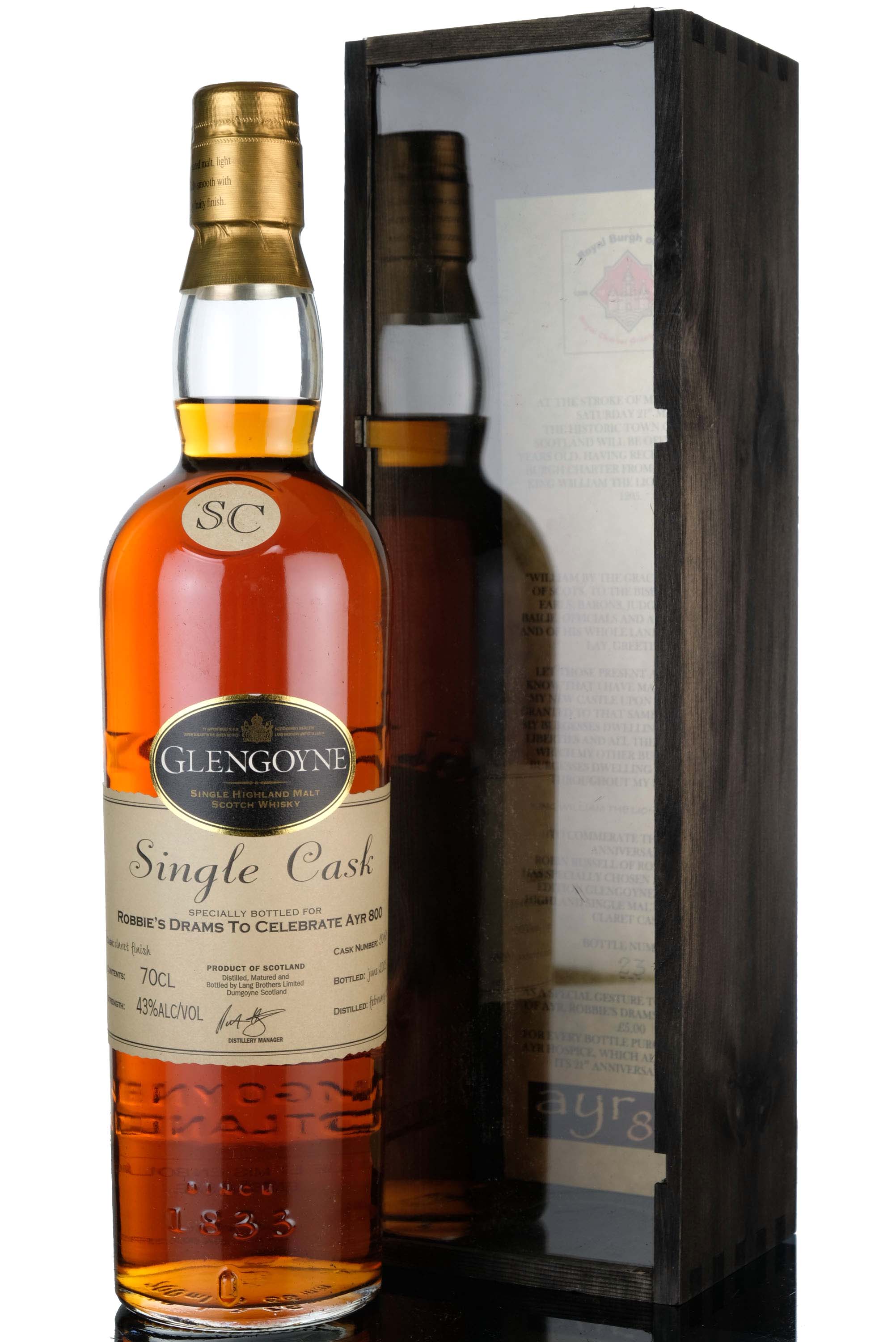 Glengoyne 1994-2005 - Single Cask 90481 - Robbies Dram