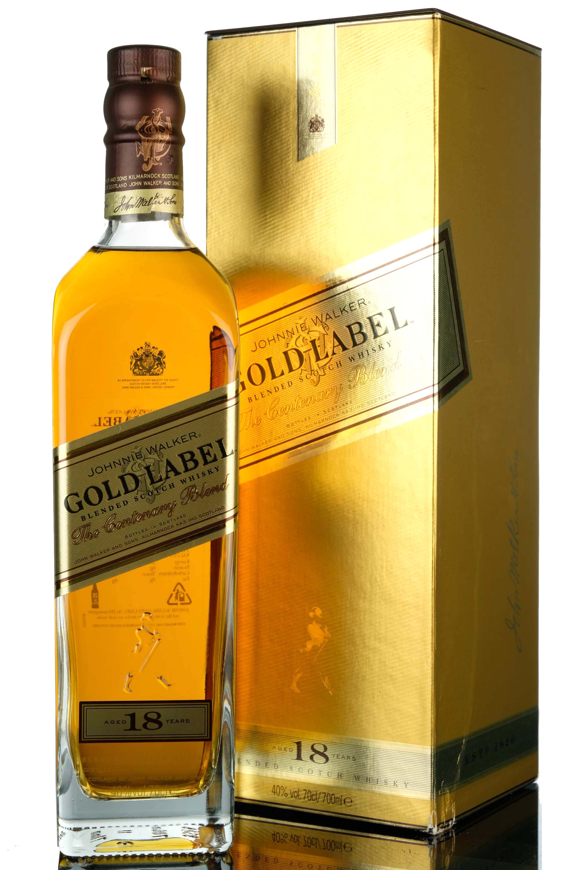 Johnnie Walker 18 Year Old - Gold Label - The Centenary Blend