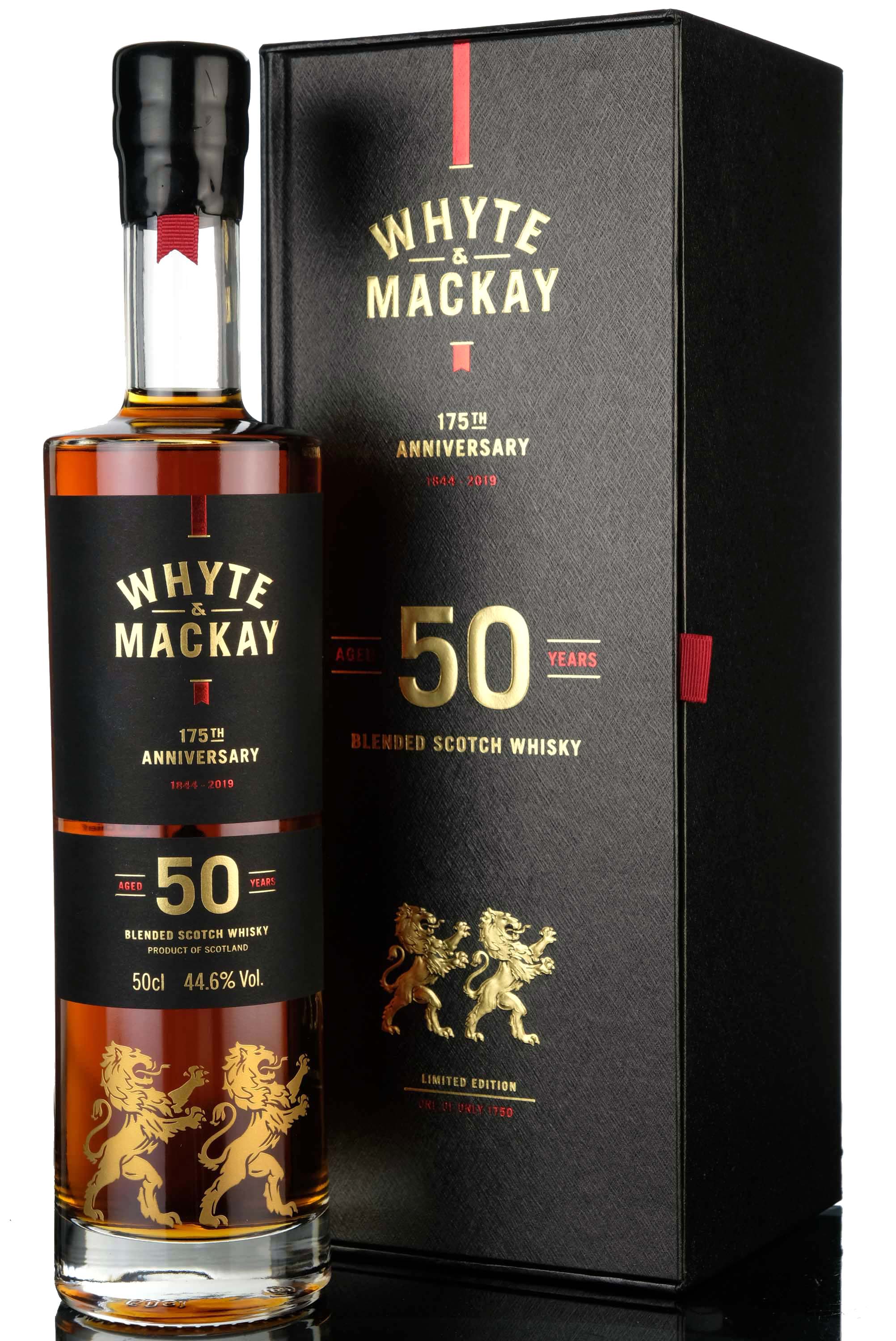 Whyte & MacKay 50 Year Old - 175th Anniversary - 50cl