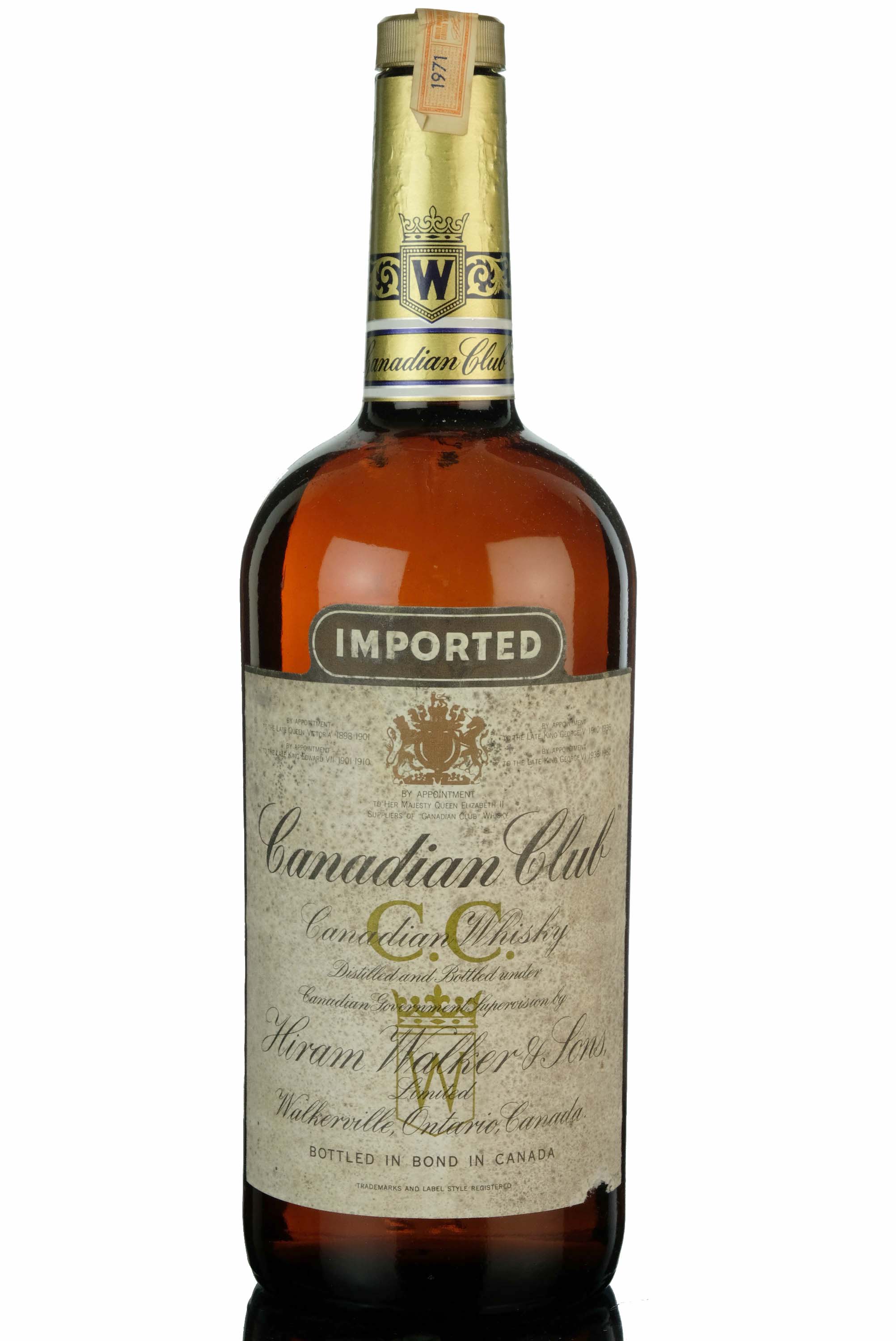 Canadian Club 1971 - Canadian Whiskey - 1 Litre