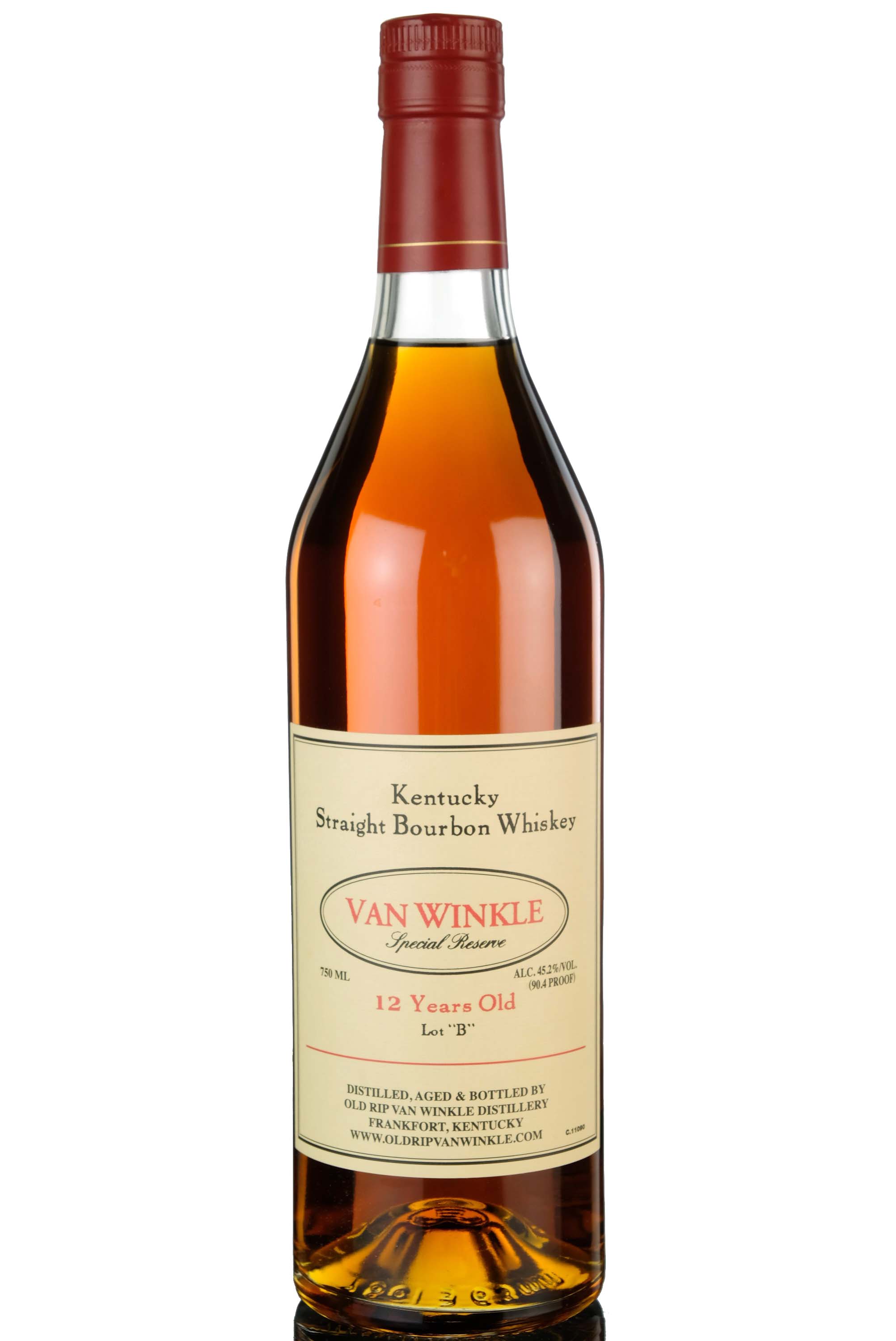 Van Winkle 12 Year Old  Special Reserve  Lot B  2010s