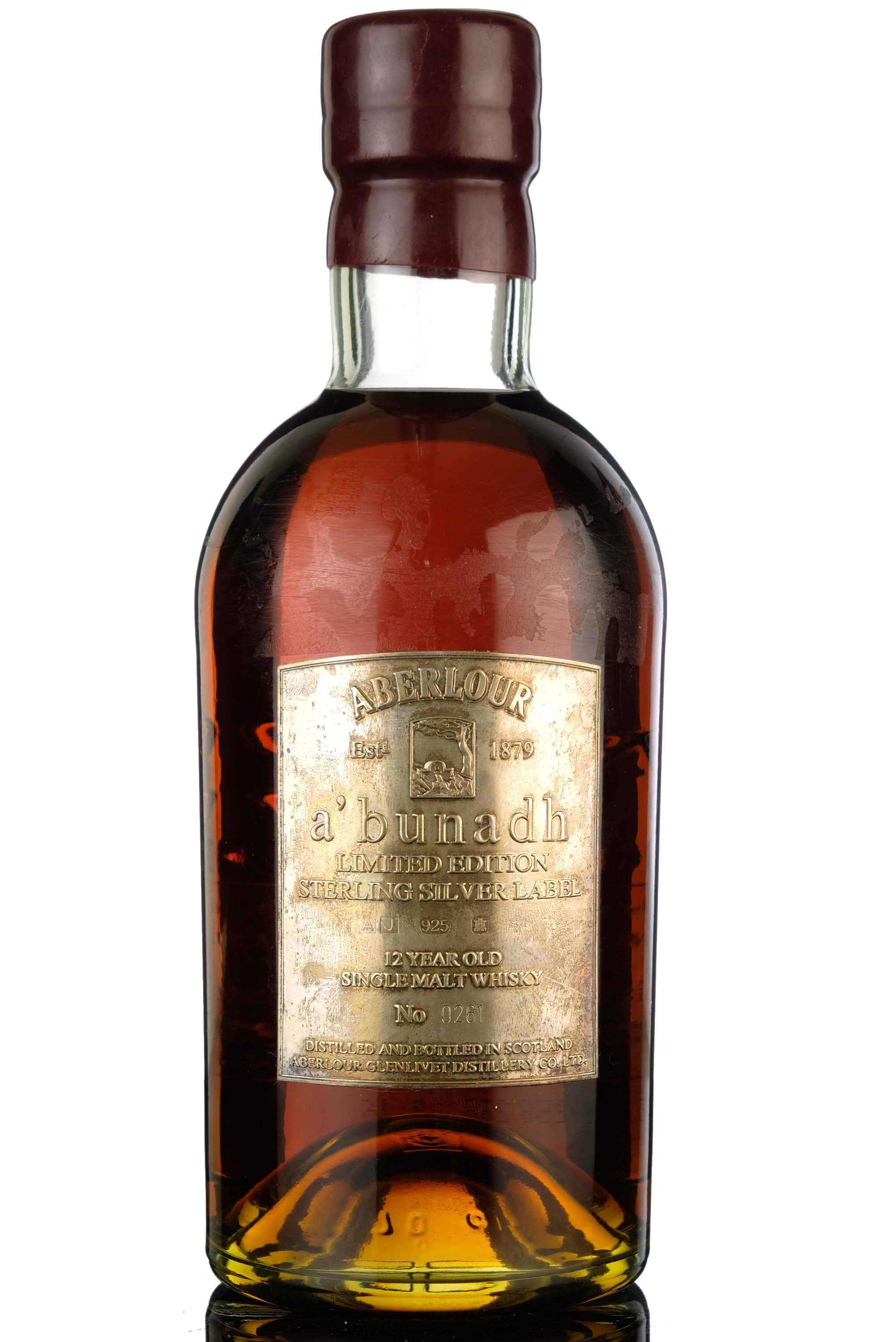Aberlour Abunadh - 12 Year Old - Sterling Silver Label