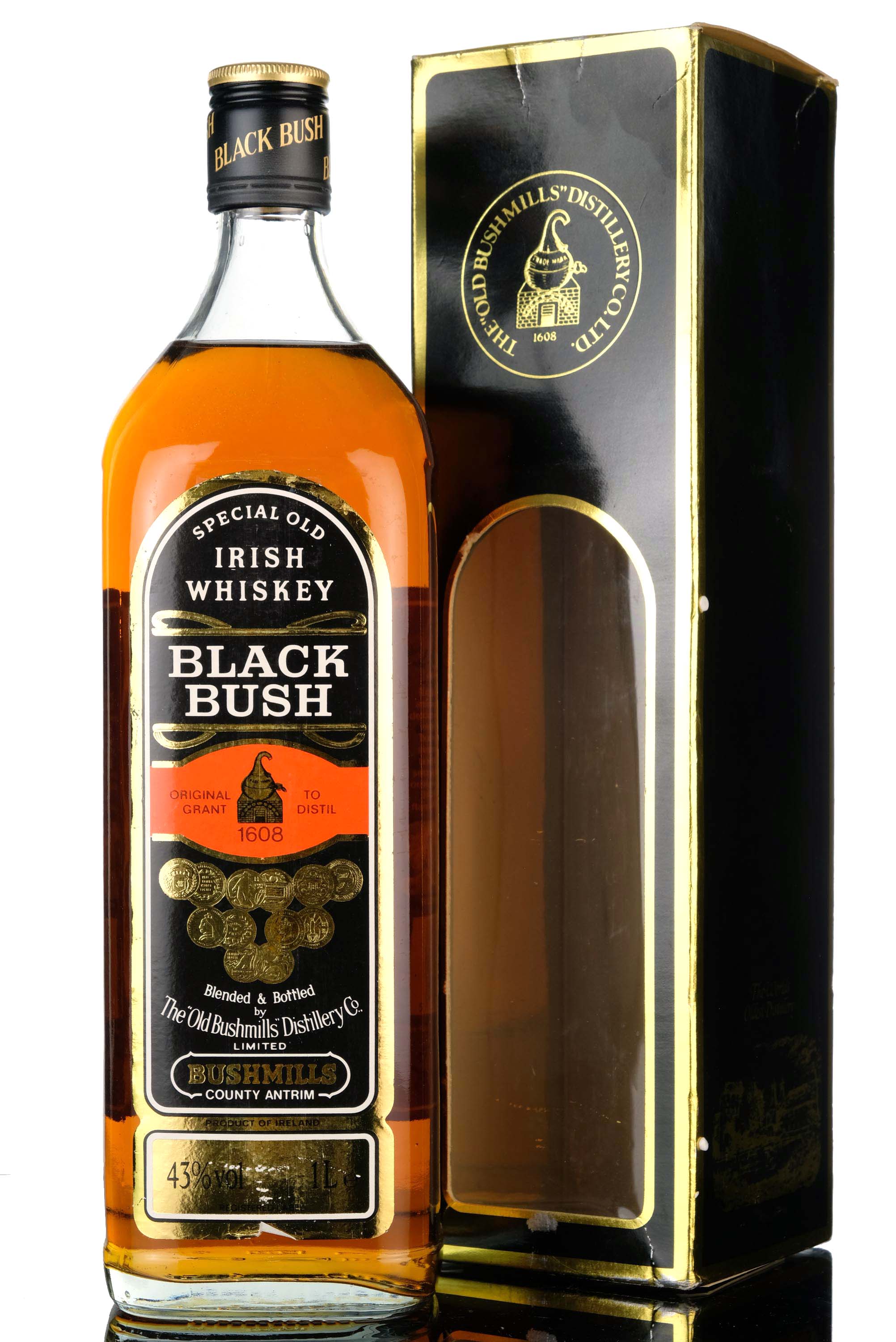 Bushmills Black Bush - Special Old - Circa 1990 - 1 Litre