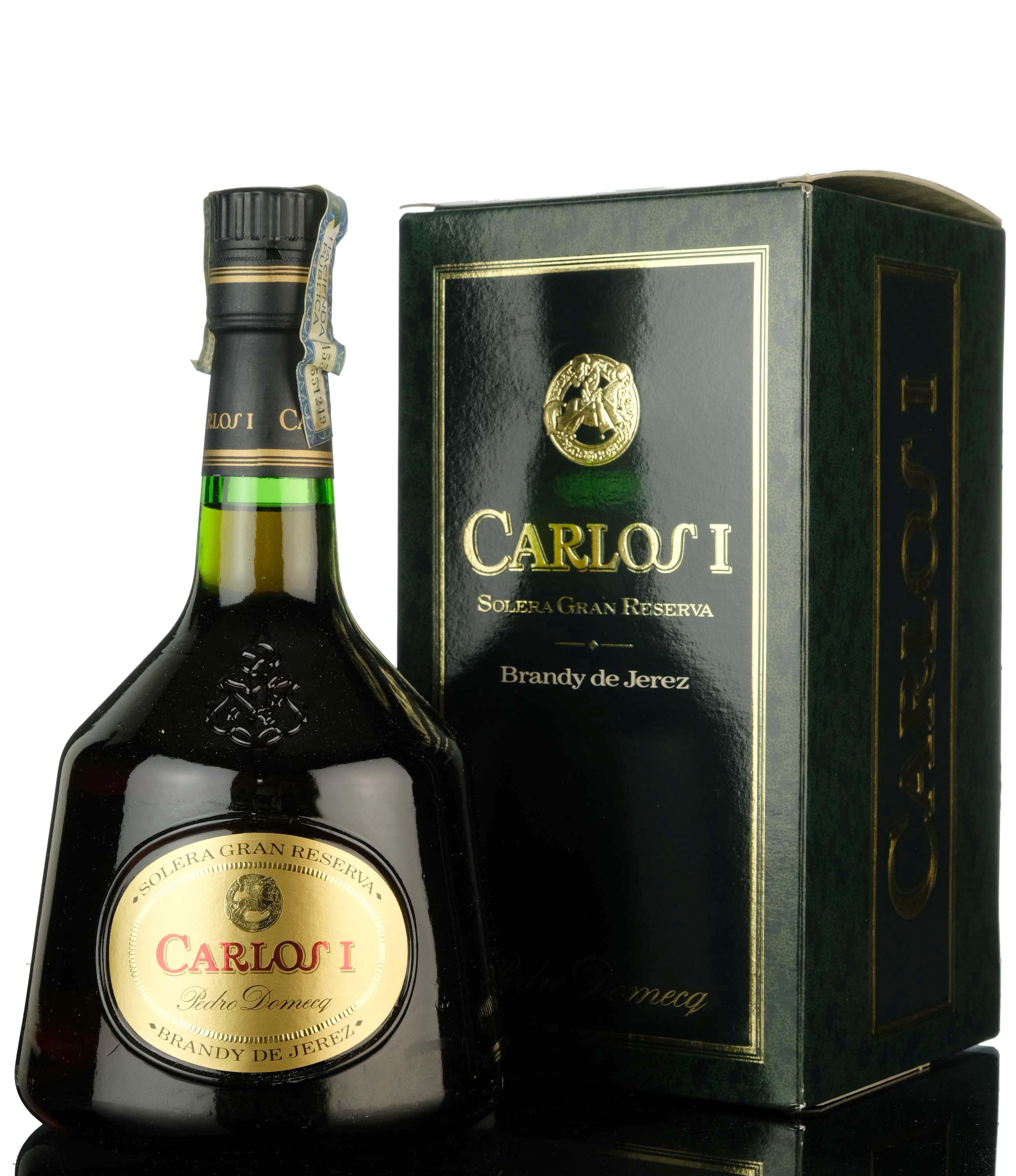 Carlos I Solera Gran Reserva Brandy - 1 Litre