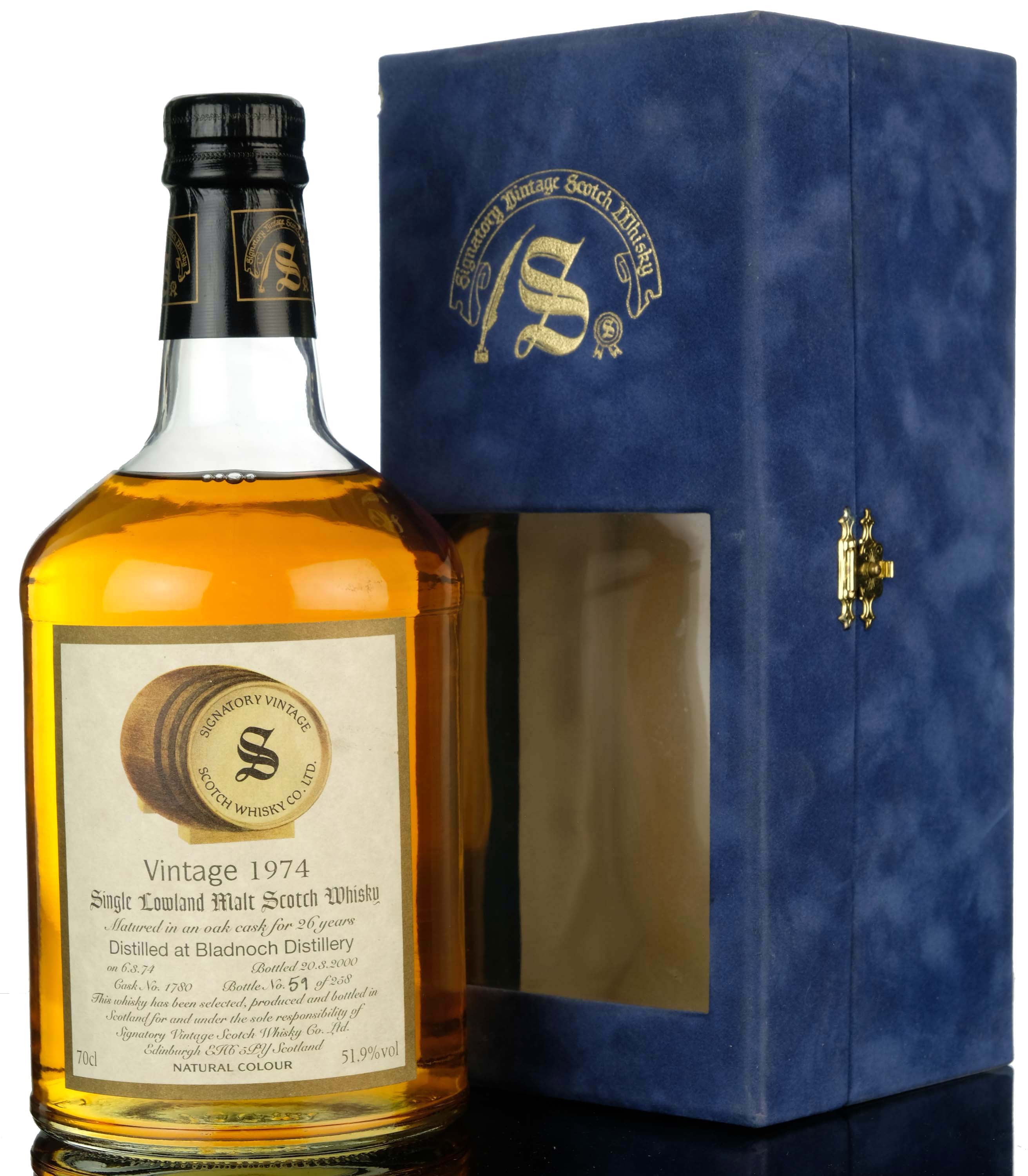 Bladnoch 1974-2000 - 26 Year Old - Signatory Vintage