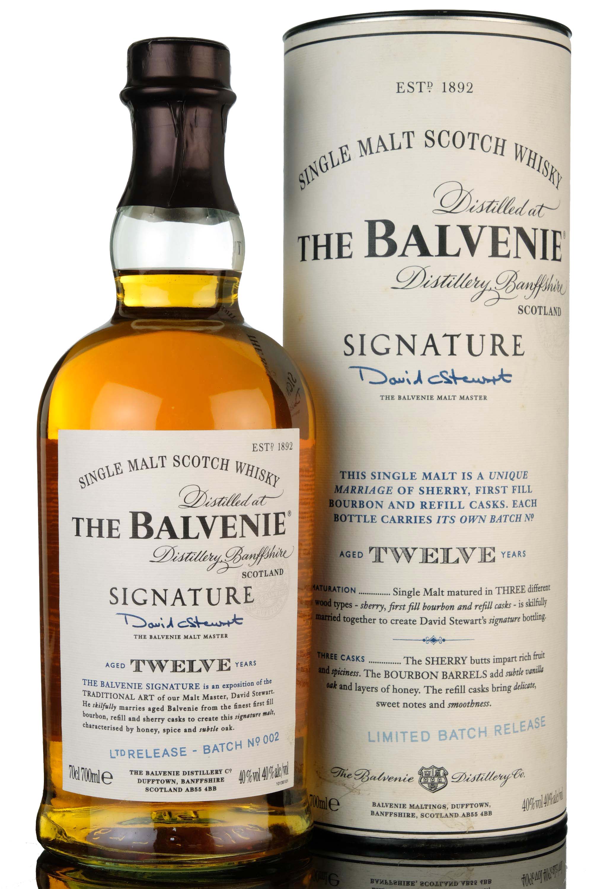 Balvenie 12 Year Old - Signature - Batch 2 - 2009 Release