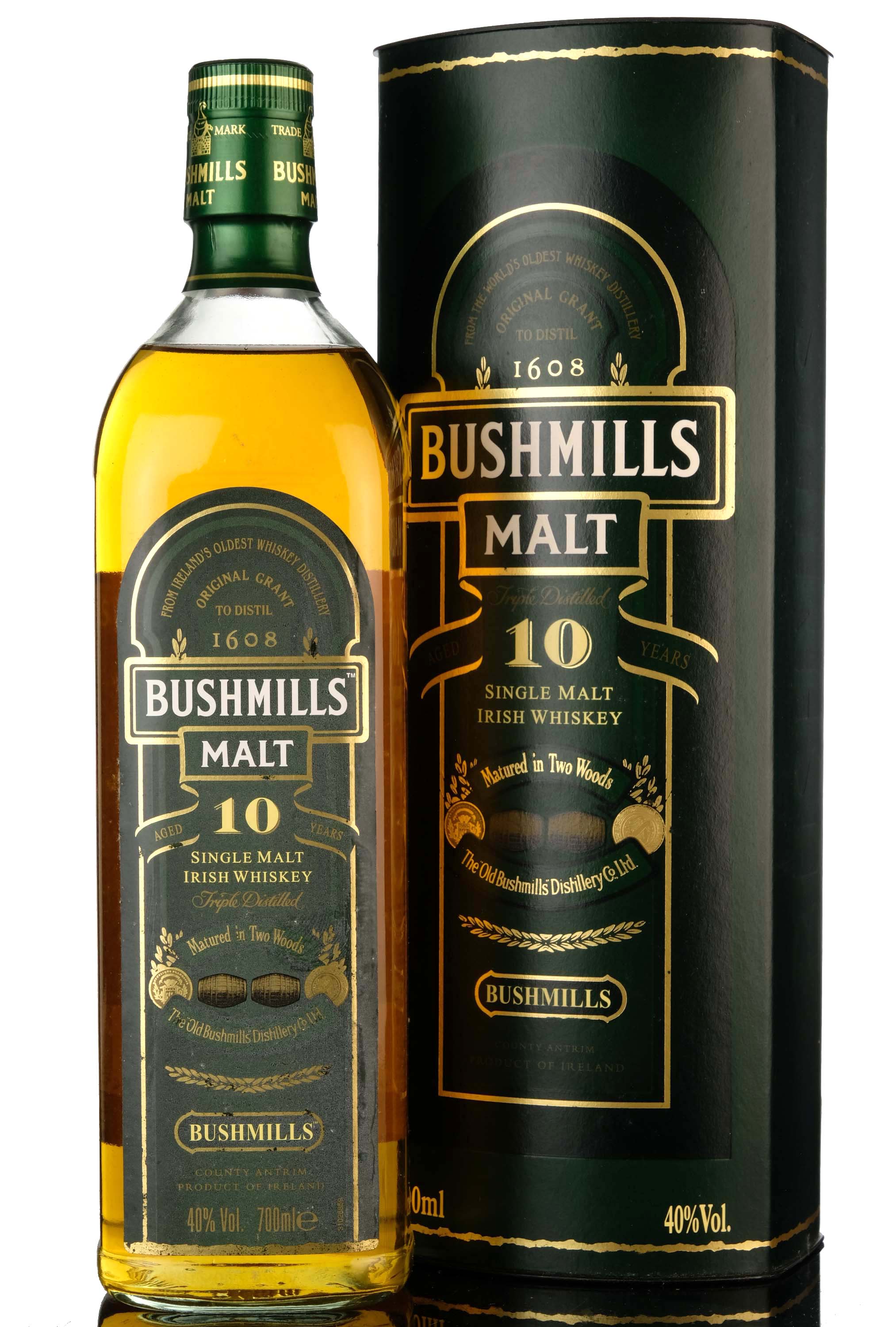 Bushmills 10 Year Old - Irish Whiskey