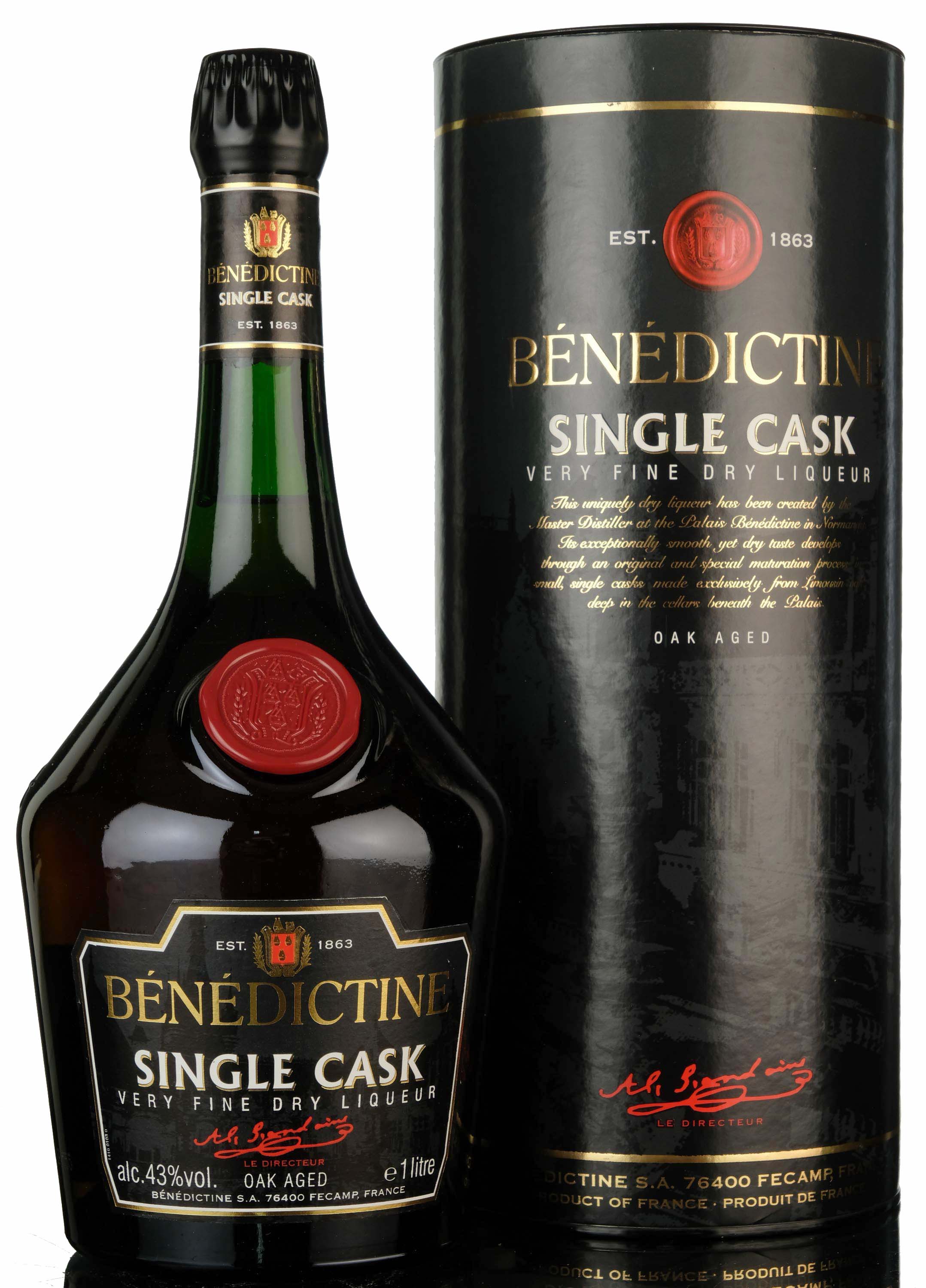 Benedictine Single Cask - Fine Dry Liqueur - 1 Litre