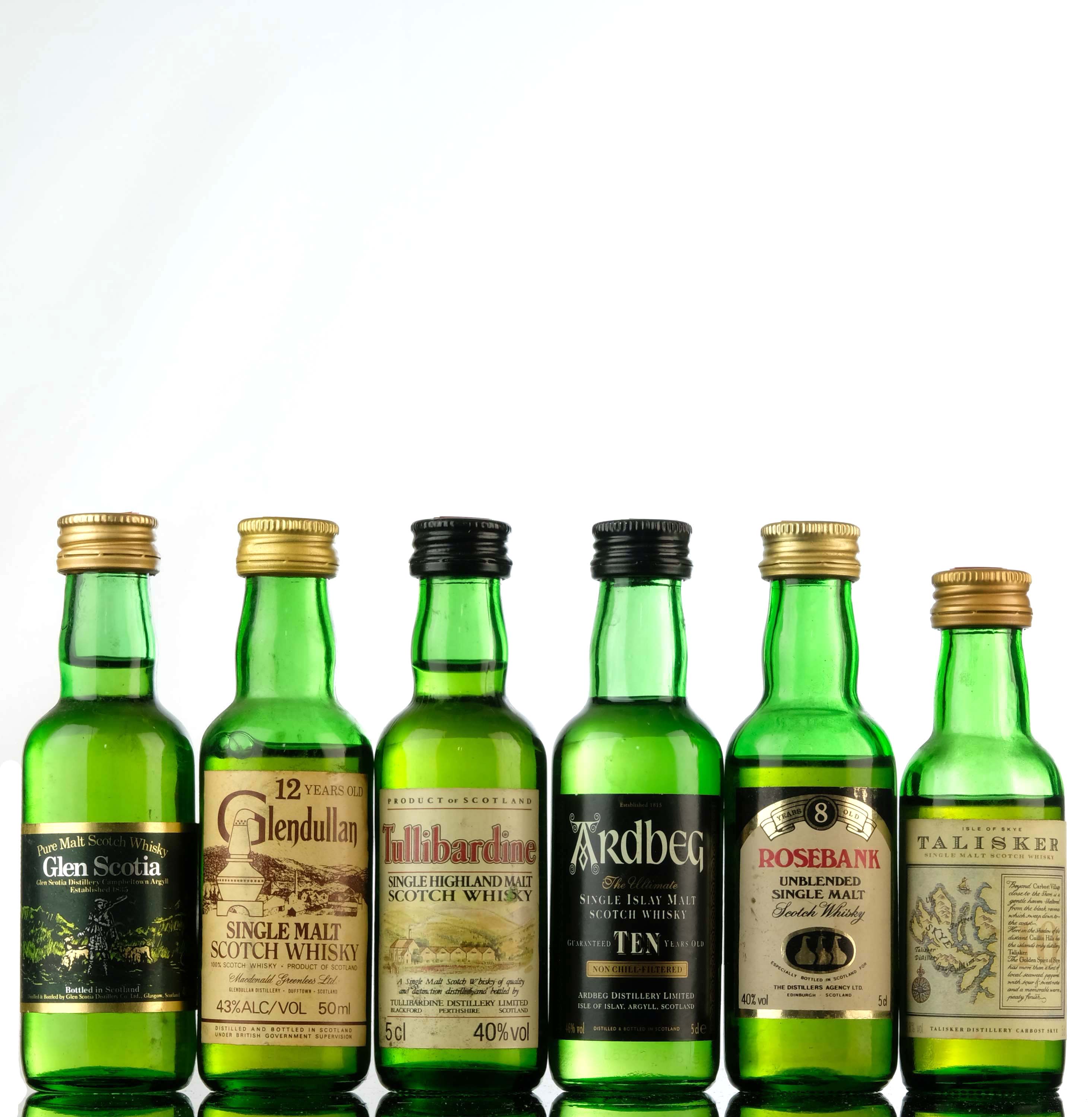 6 x Malt Miniatures