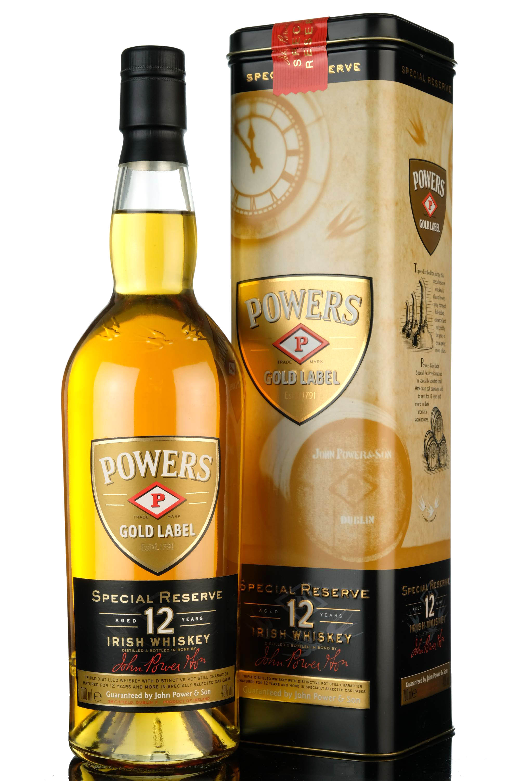 Powers 12 Year Old - Gold Label - Irish Whiskey