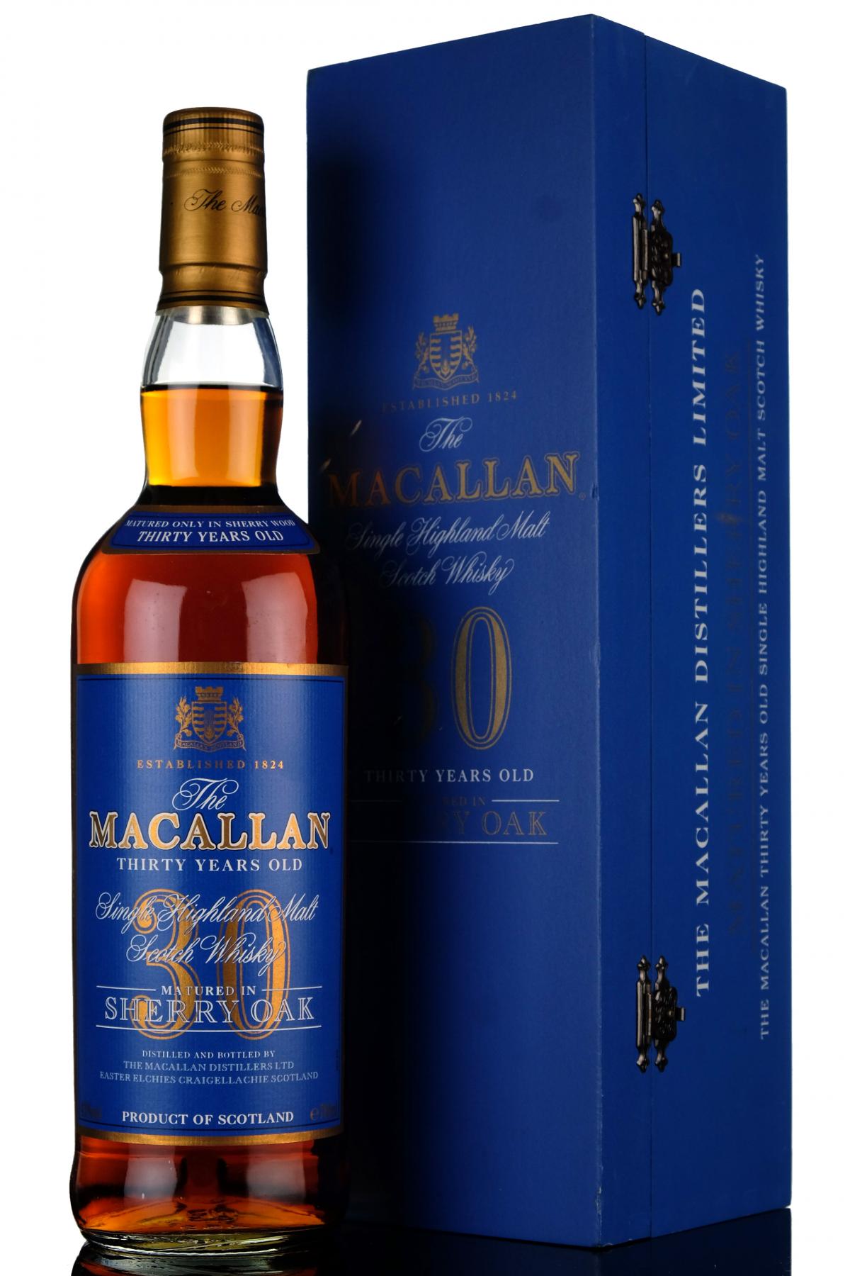 Macallan 30 Year Old - Sherry Cask