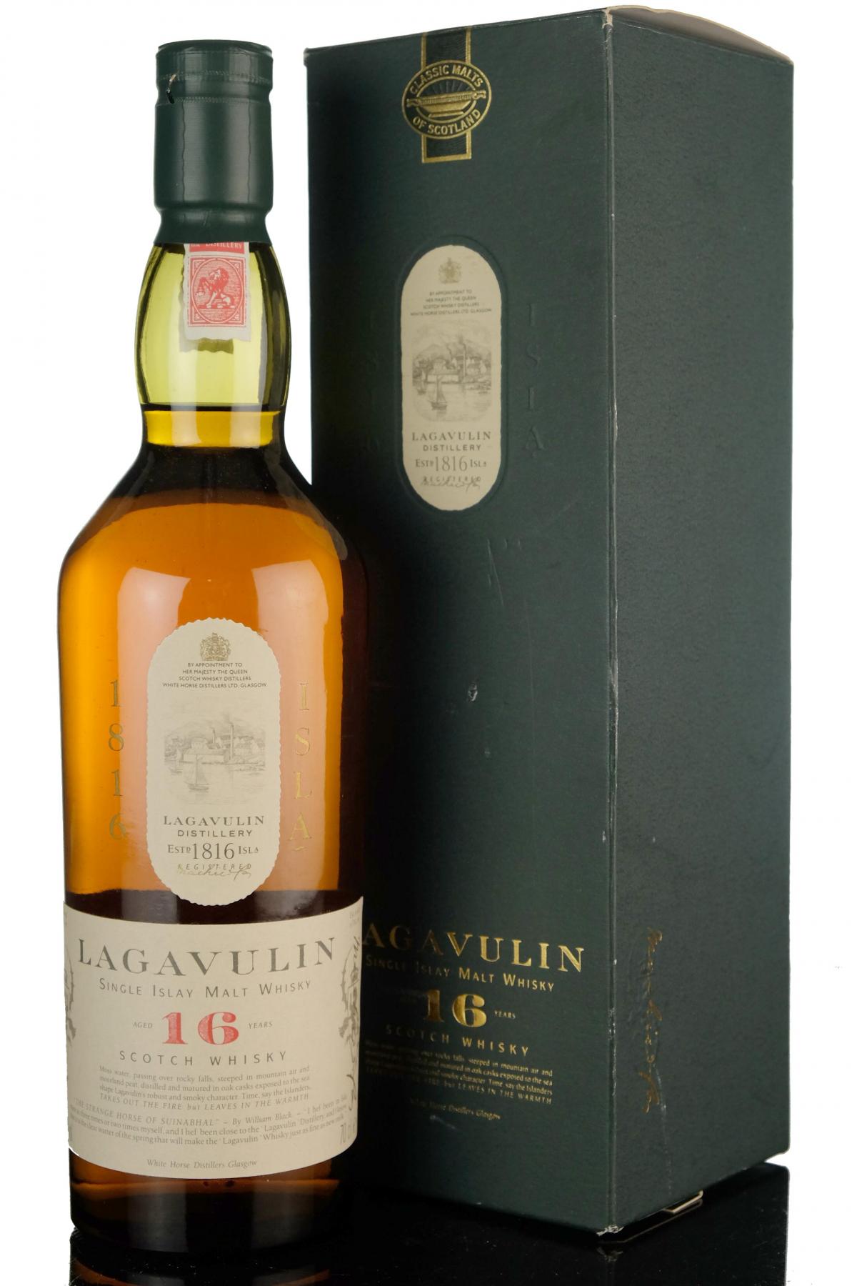 Lagavulin 16 Year Old - White Horse - 1990s