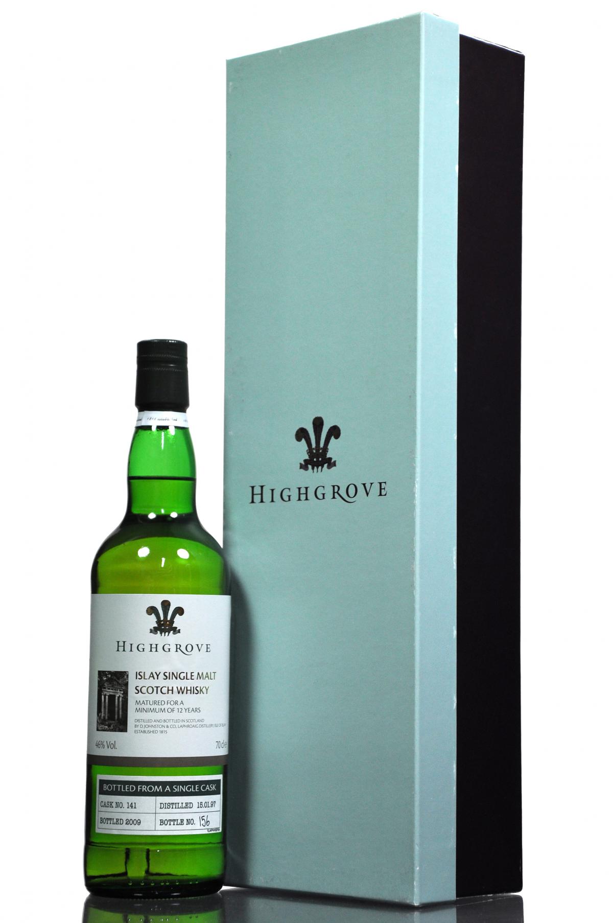 Laphroaig 1997-2009 - 12 Year Old - Highgrove - Single Cask 141