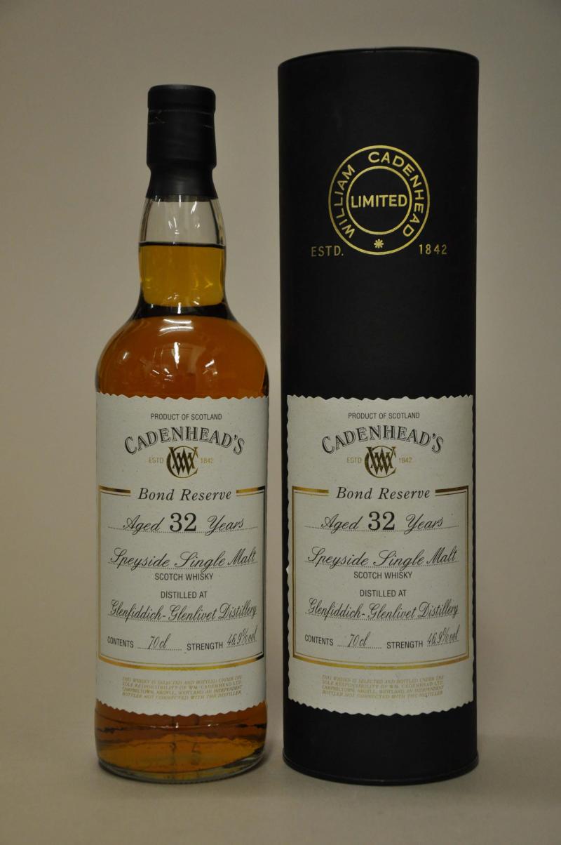 Glenfiddich-Glenlivet 32 Year Old - Cadenheads Bond Reserve