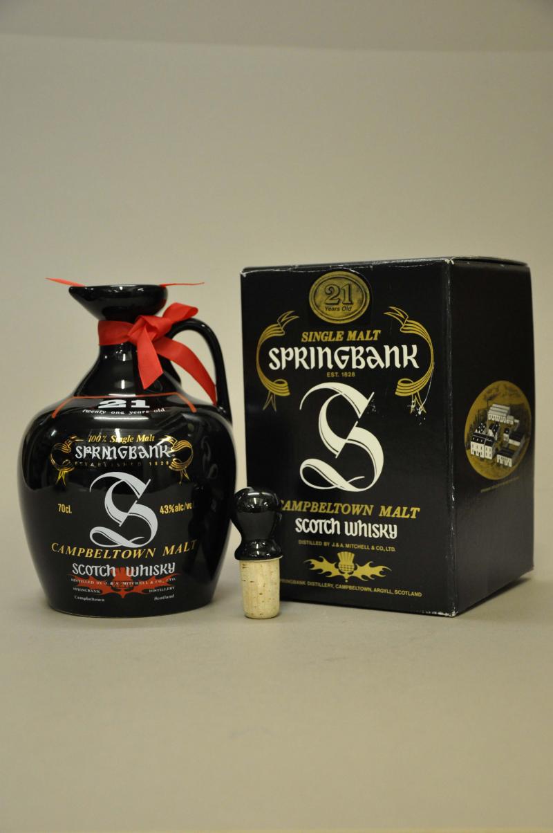 Springbank 21 Year Old - 1990s - Ceramic Decanter